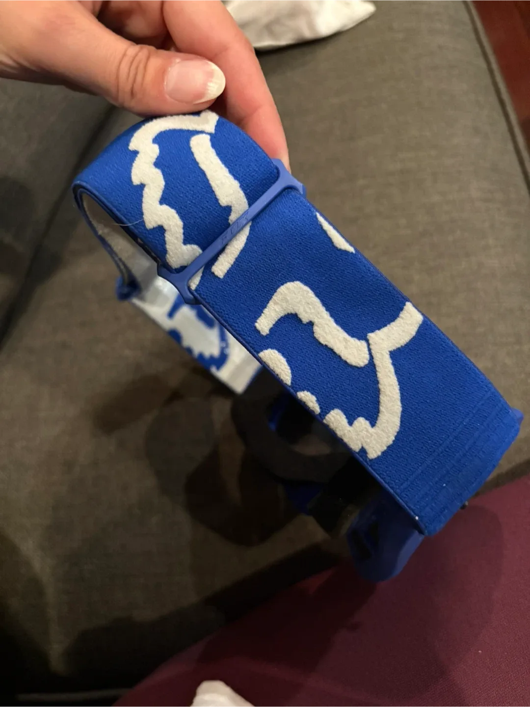 Fox Racing Blue Goggles image indicator(2)