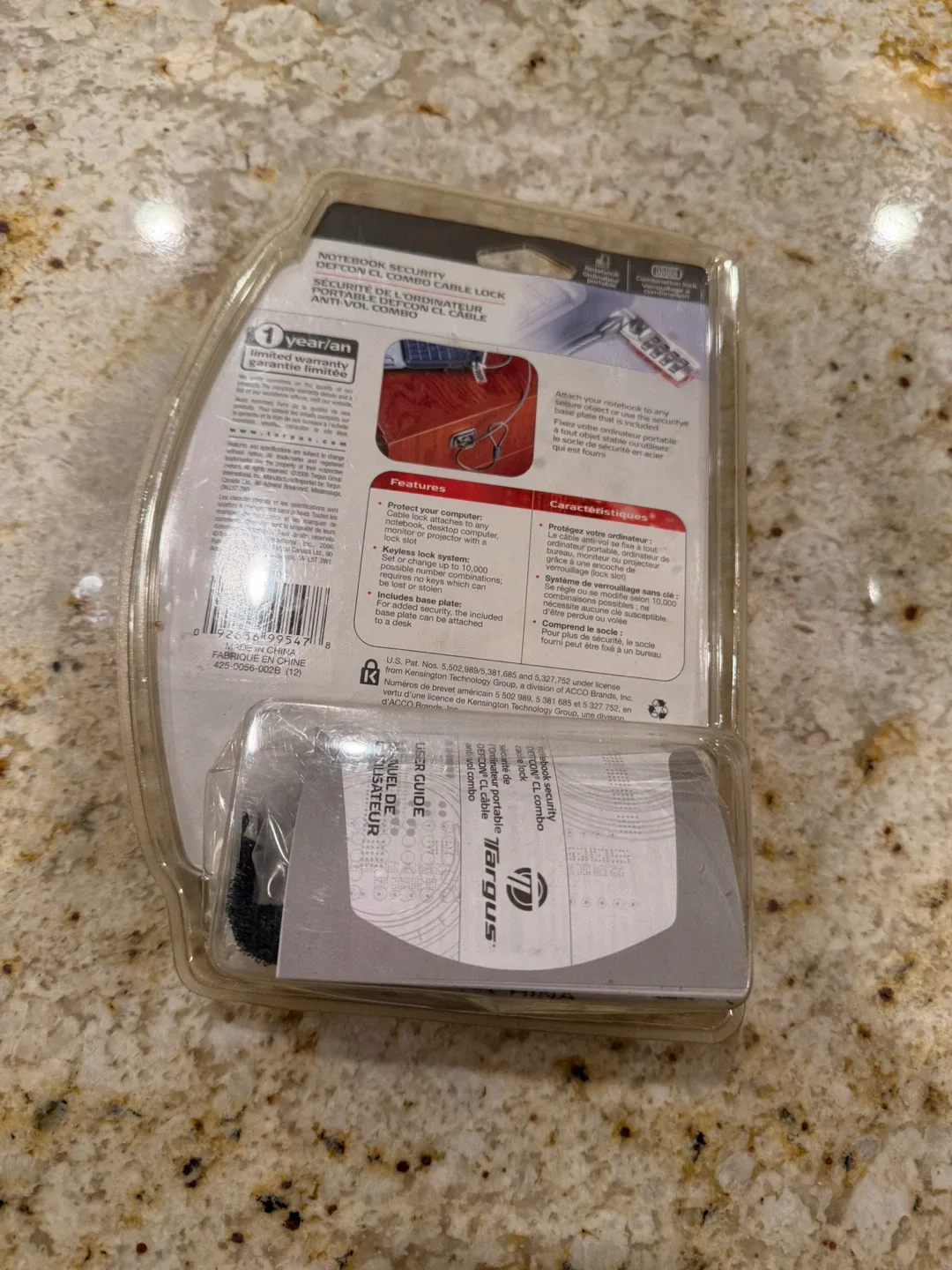 Targus DEFCON CL Combo Cable Lock - New in Package image indicator(2)