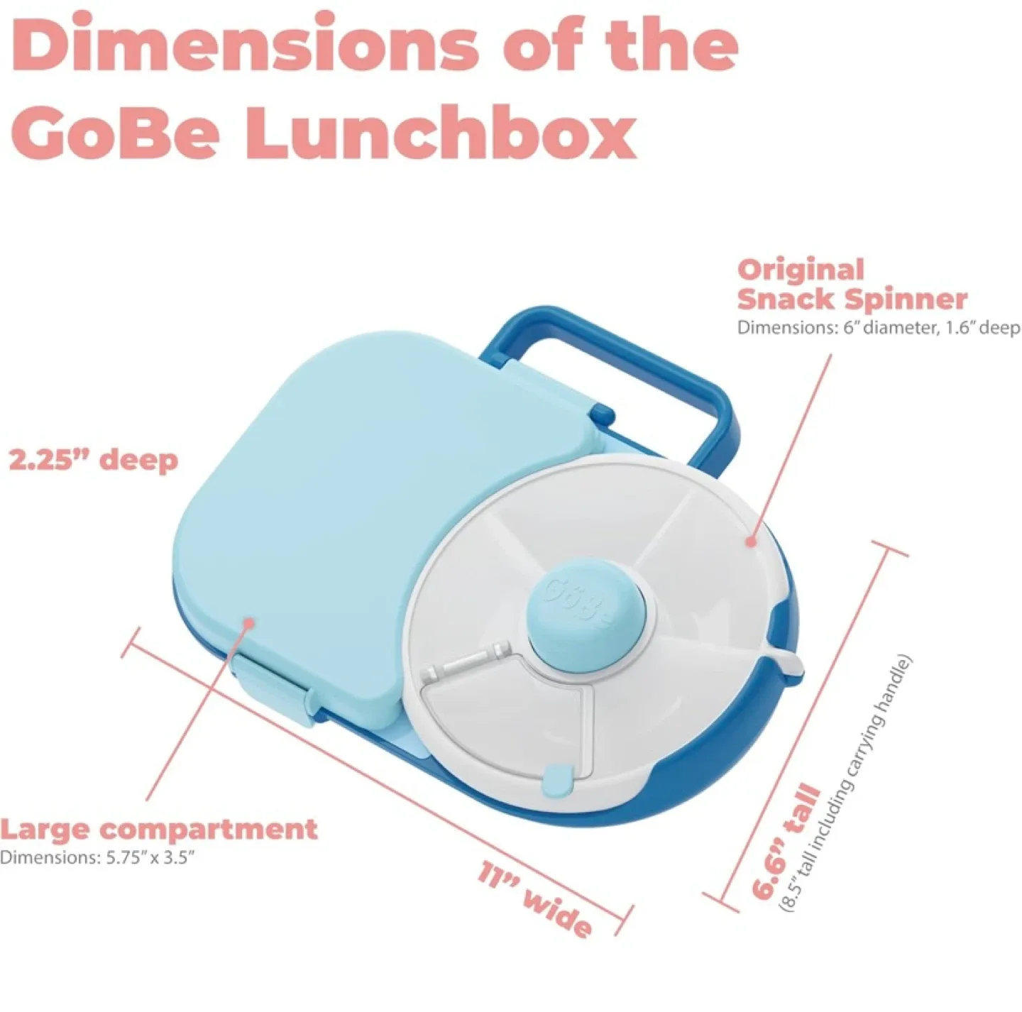 New GoBe Kids Lunchbox Snack Spinner image indicator(2)