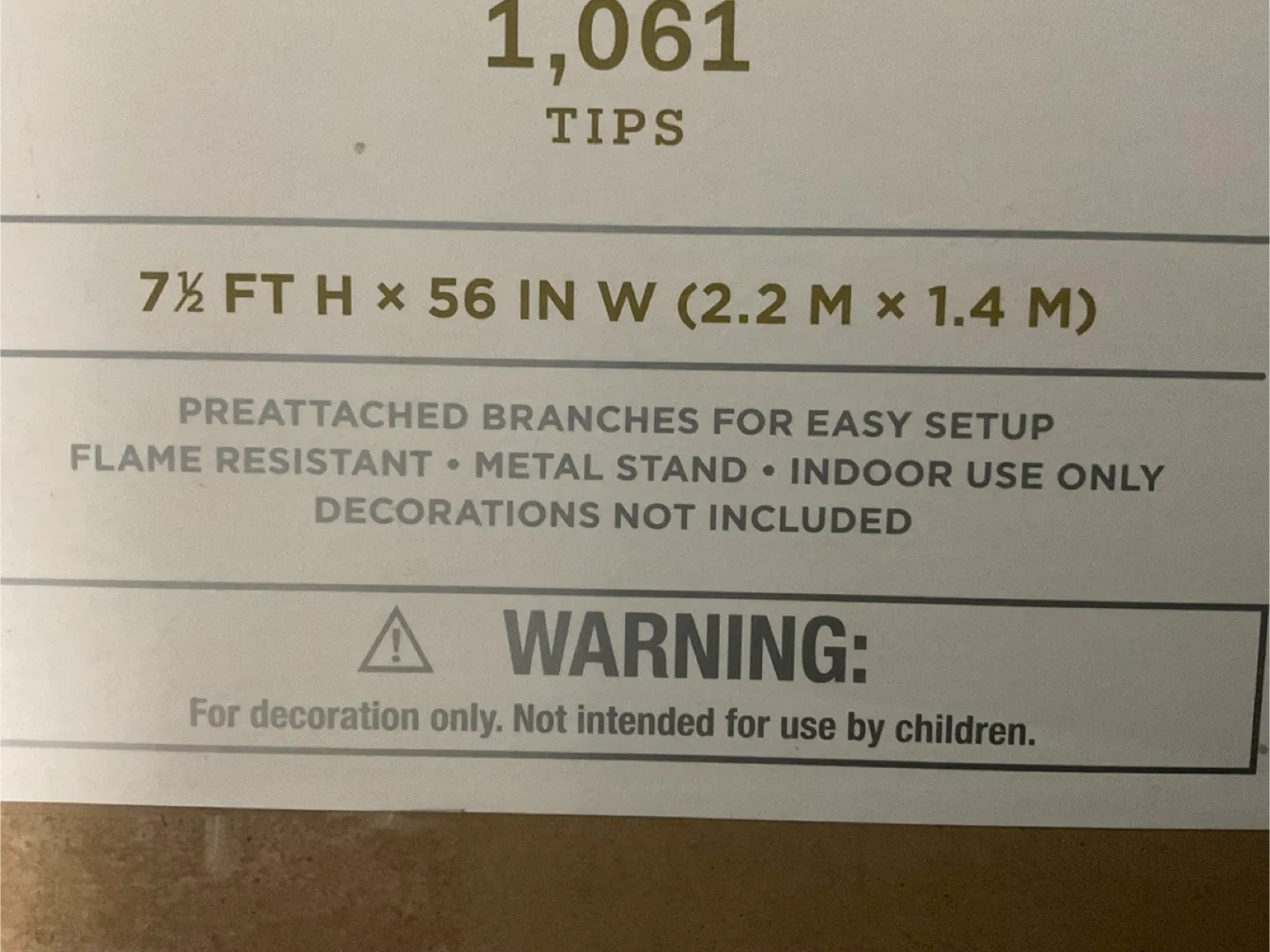 Artificial Pine  Christmas Tree  (Boxed) image indicator(2)