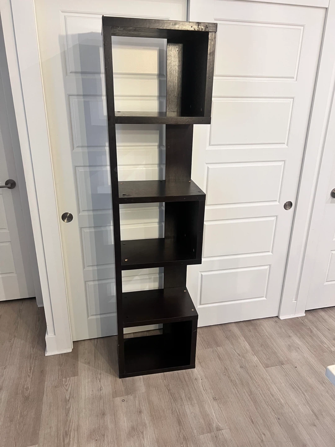 Dark Brown Wooden Shelf Unit - photo 3