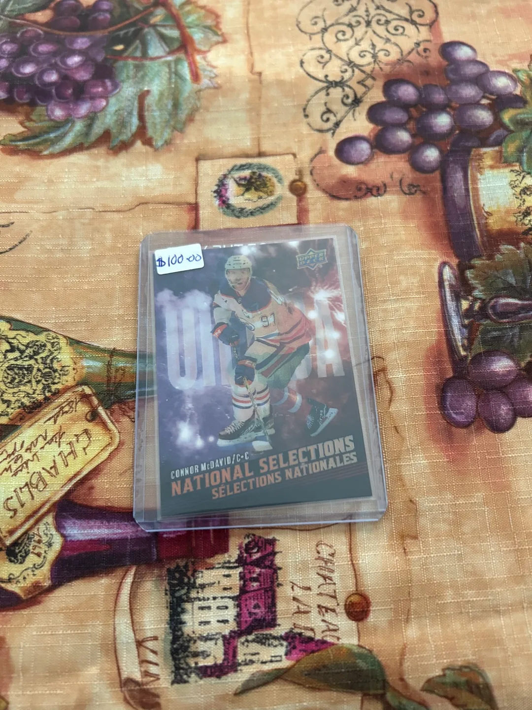 Connor McDavid National Selections Hockey Card thumbnail