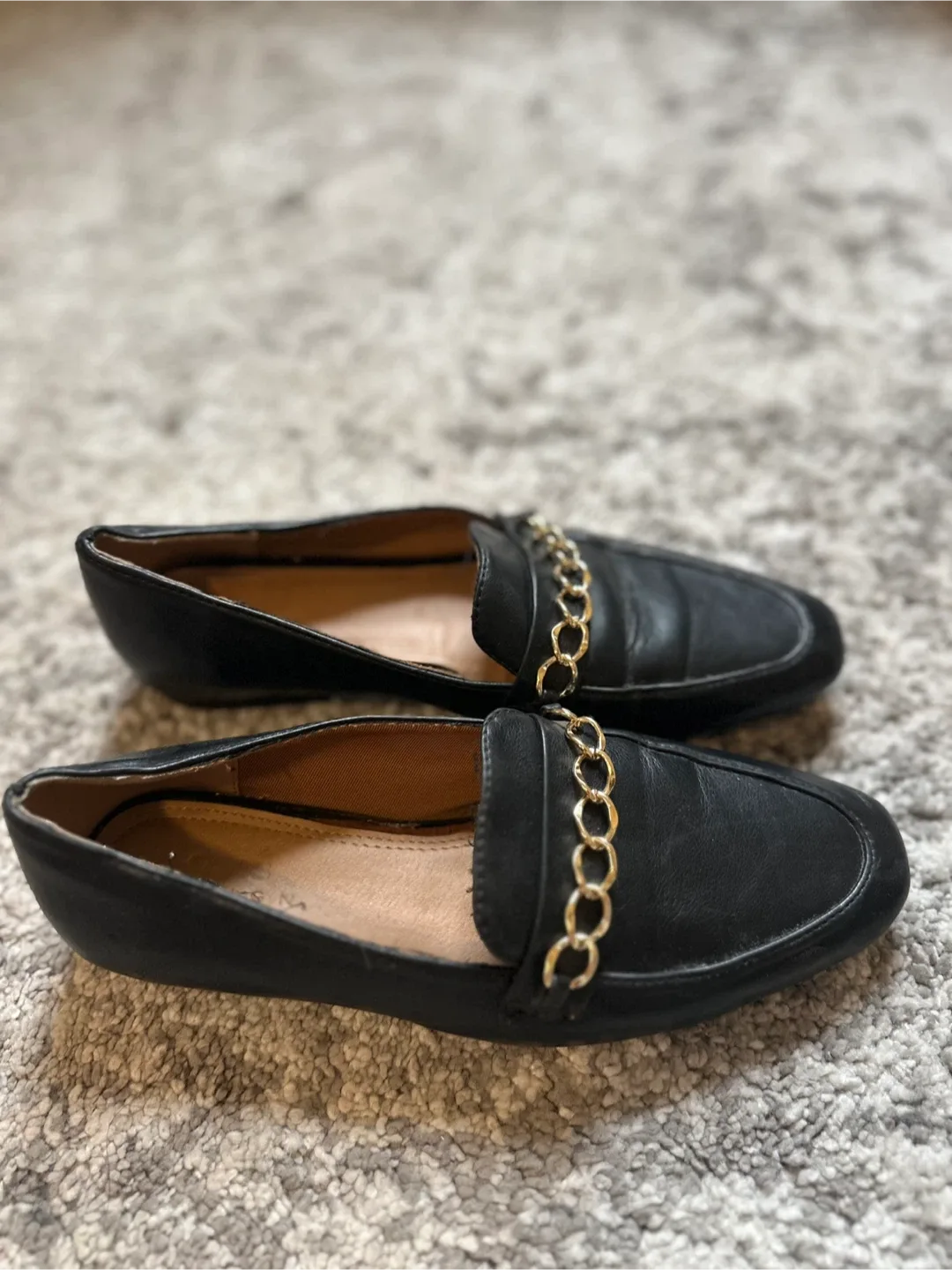 ASOS Design Black Chain Loafers image indicator(3)