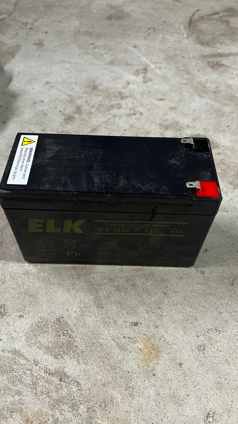 ELK ELK-1280 12V 8Ah Sealed Lead-Acid Battery - photo 2