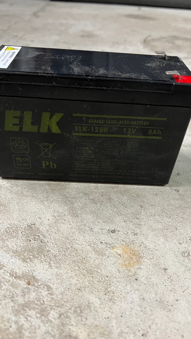 ELK ELK-1280 12V 8Ah Sealed Lead-Acid Battery