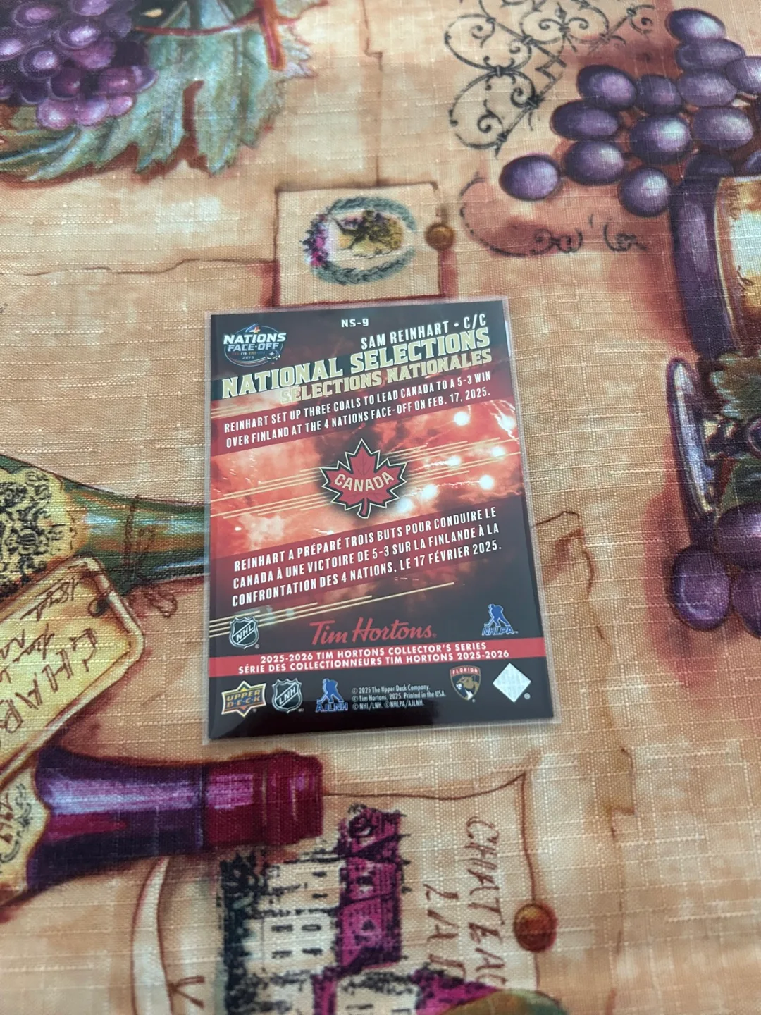 Sam Reinhart Tim Hortons Hockey Card image indicator(2)
