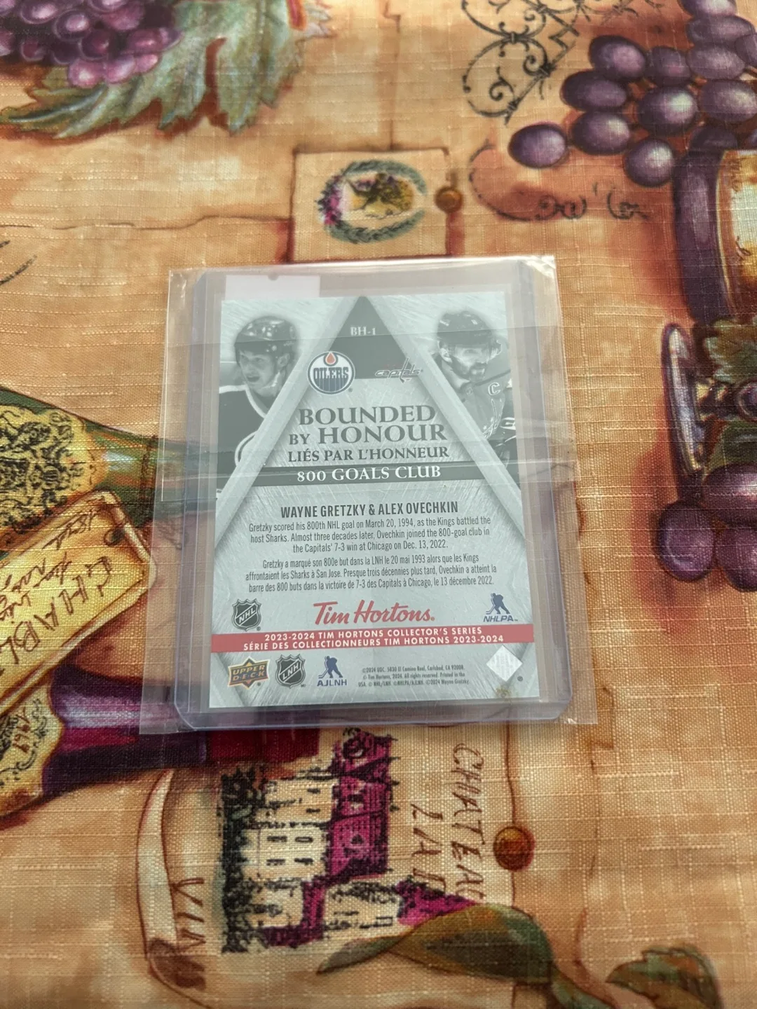 Tim Hortons 2023-24 Hockey Card Wayne Gretzky Alex ovechkin image indicator(2)