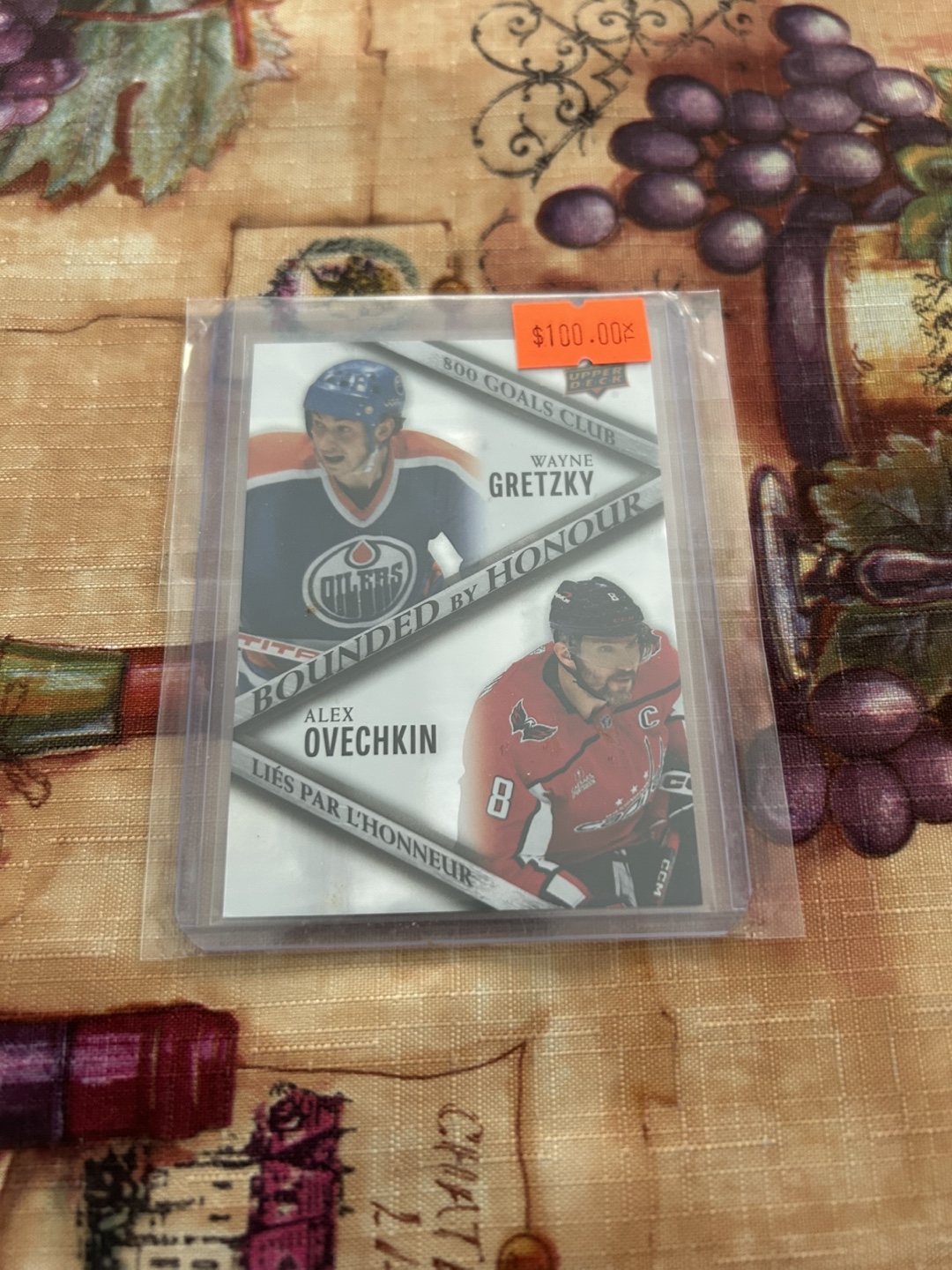 Tim Hortons 2023-24 Hockey Card Wayne Gretzky Alex ovechkin
