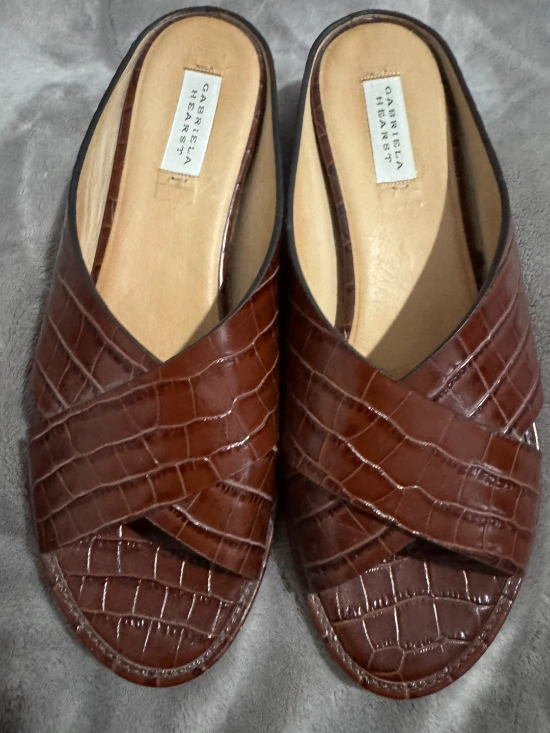 Gabriela Hearst Brown Leather Mules - photo 2