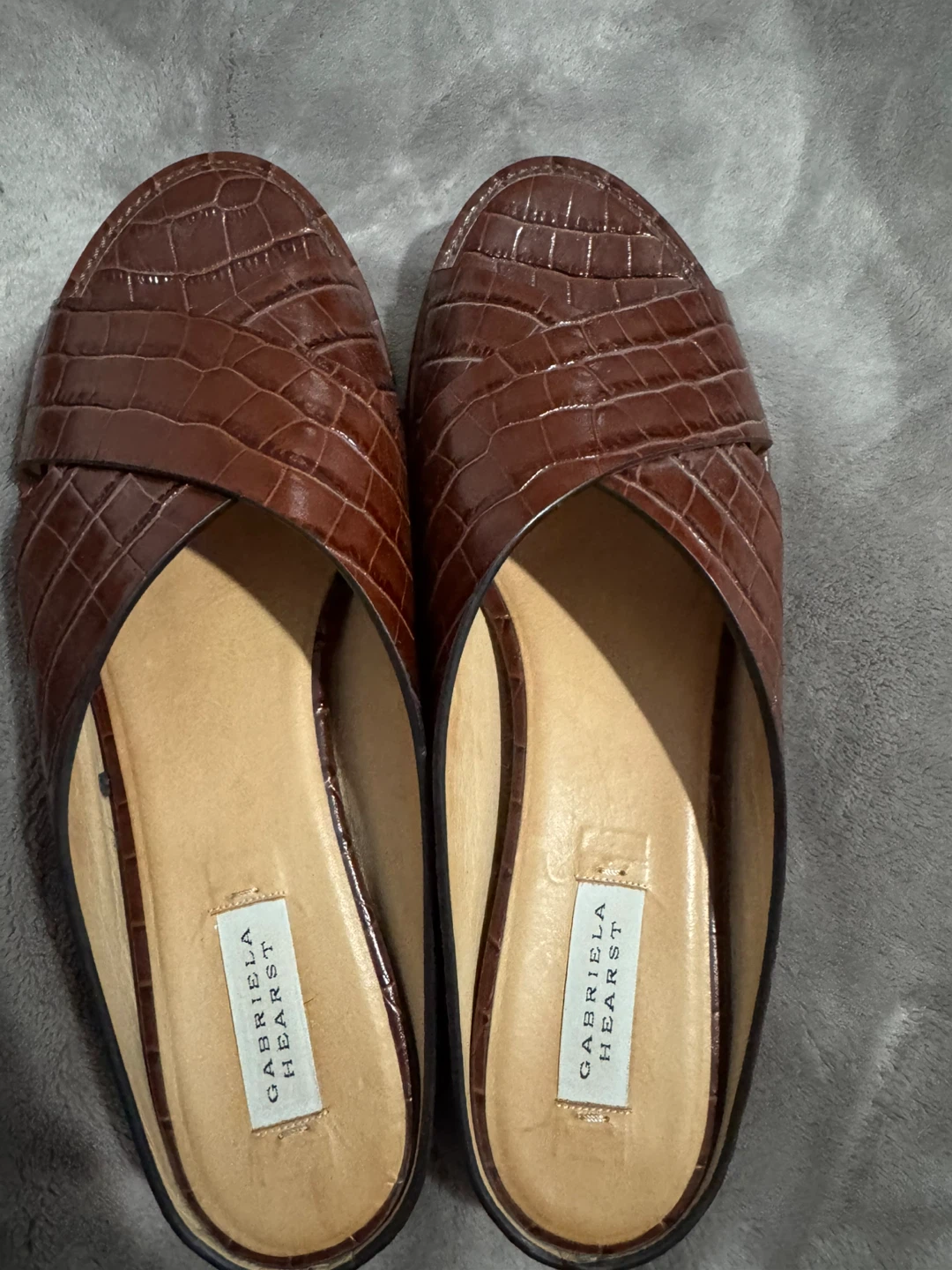 Gabriela Hearst Brown Leather Mules - photo 3