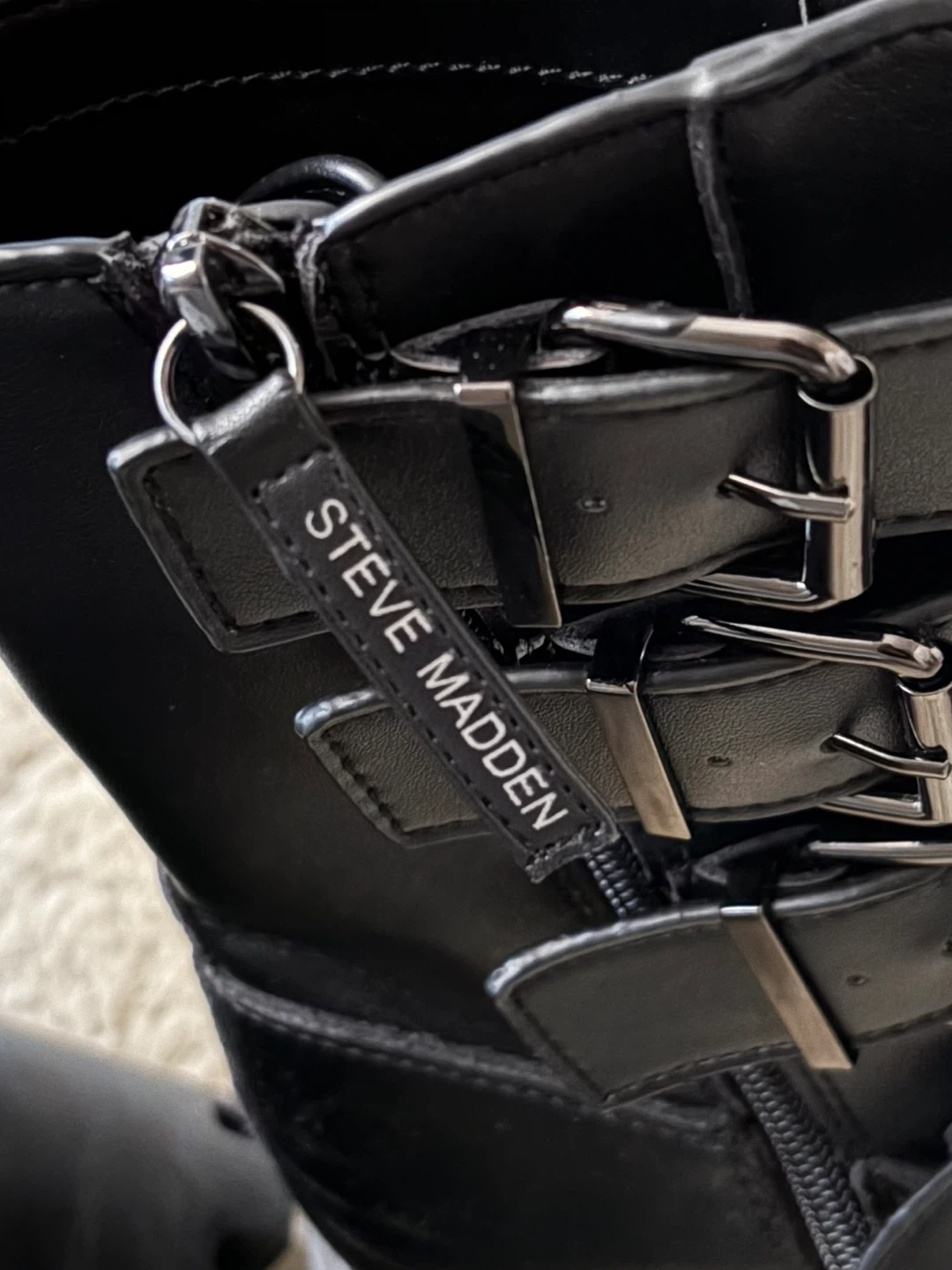 Steve Madden Black Platform Boots - photo 4