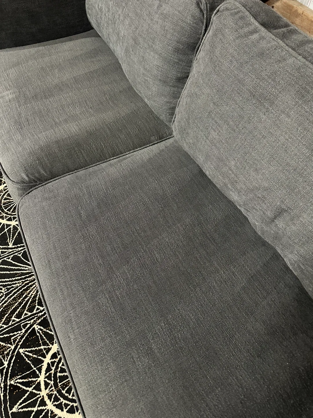 *Delivery Available* Ikea Modern Sofa in Grey Fabric 🛋️ image indicator(7)