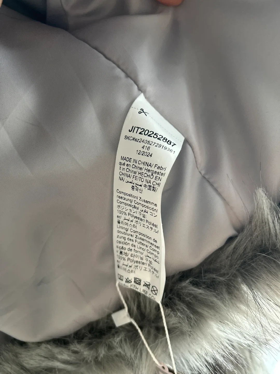 Faux Fur Jacket, Size L image indicator(3)