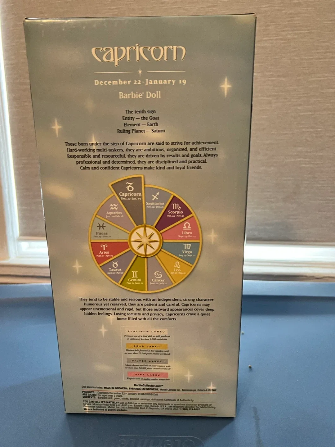 2005 Holiday Barbie by Bob Mackie Capricorn Edition image indicator(2)