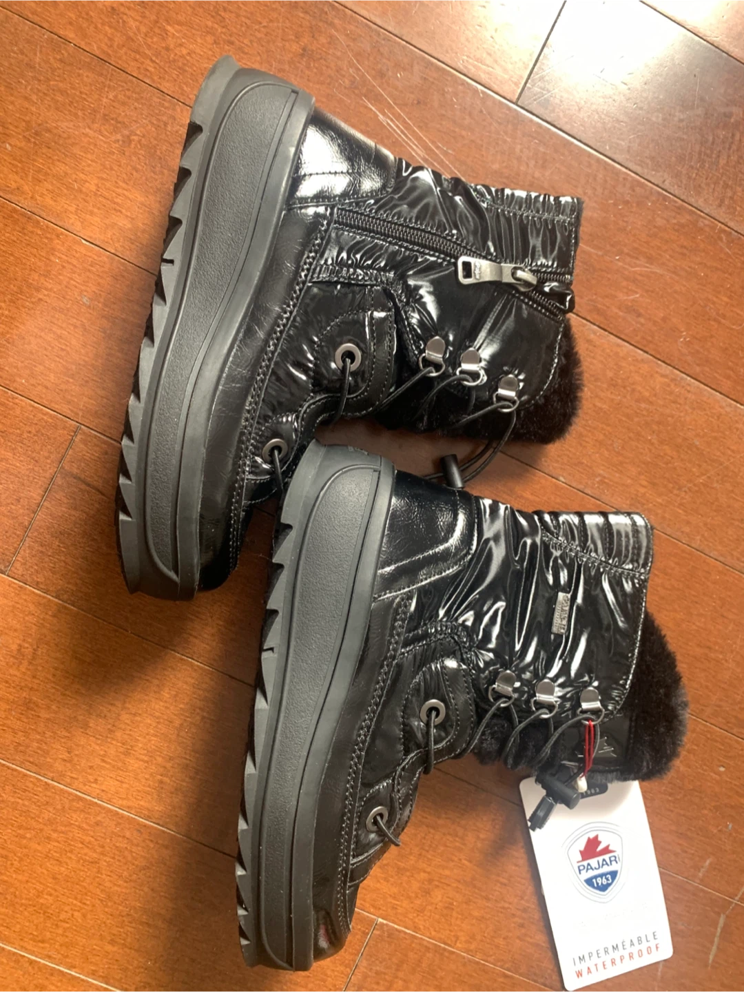 Pajar Waterproof Black Boots - Size 2.5 US