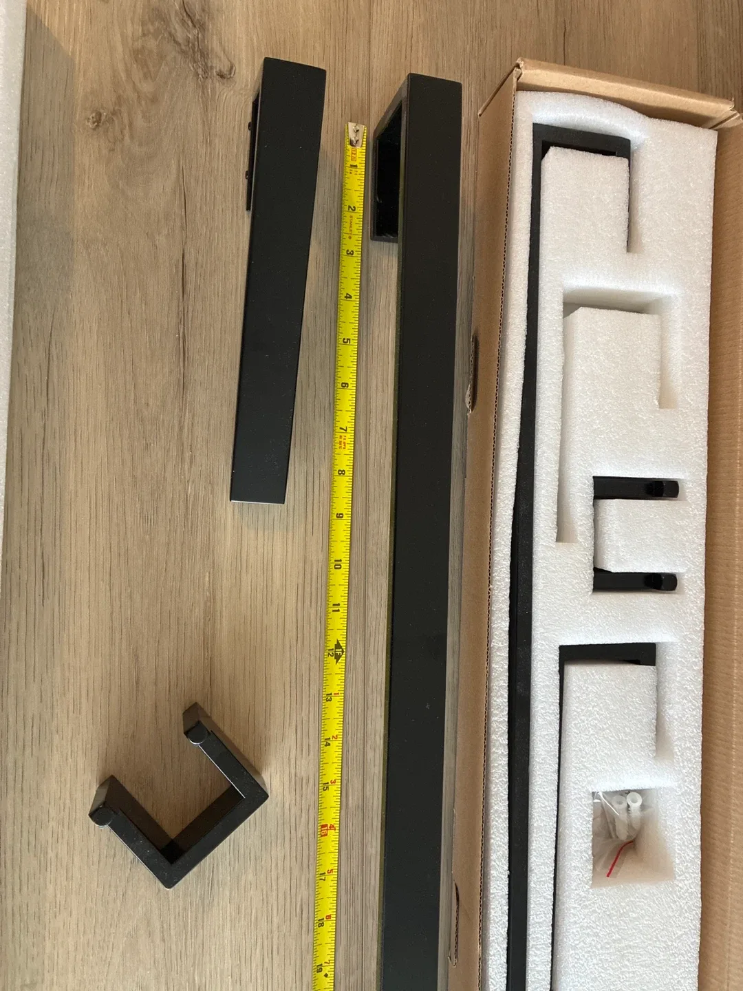 New Matte Black Towel Bar Set image indicator(4)