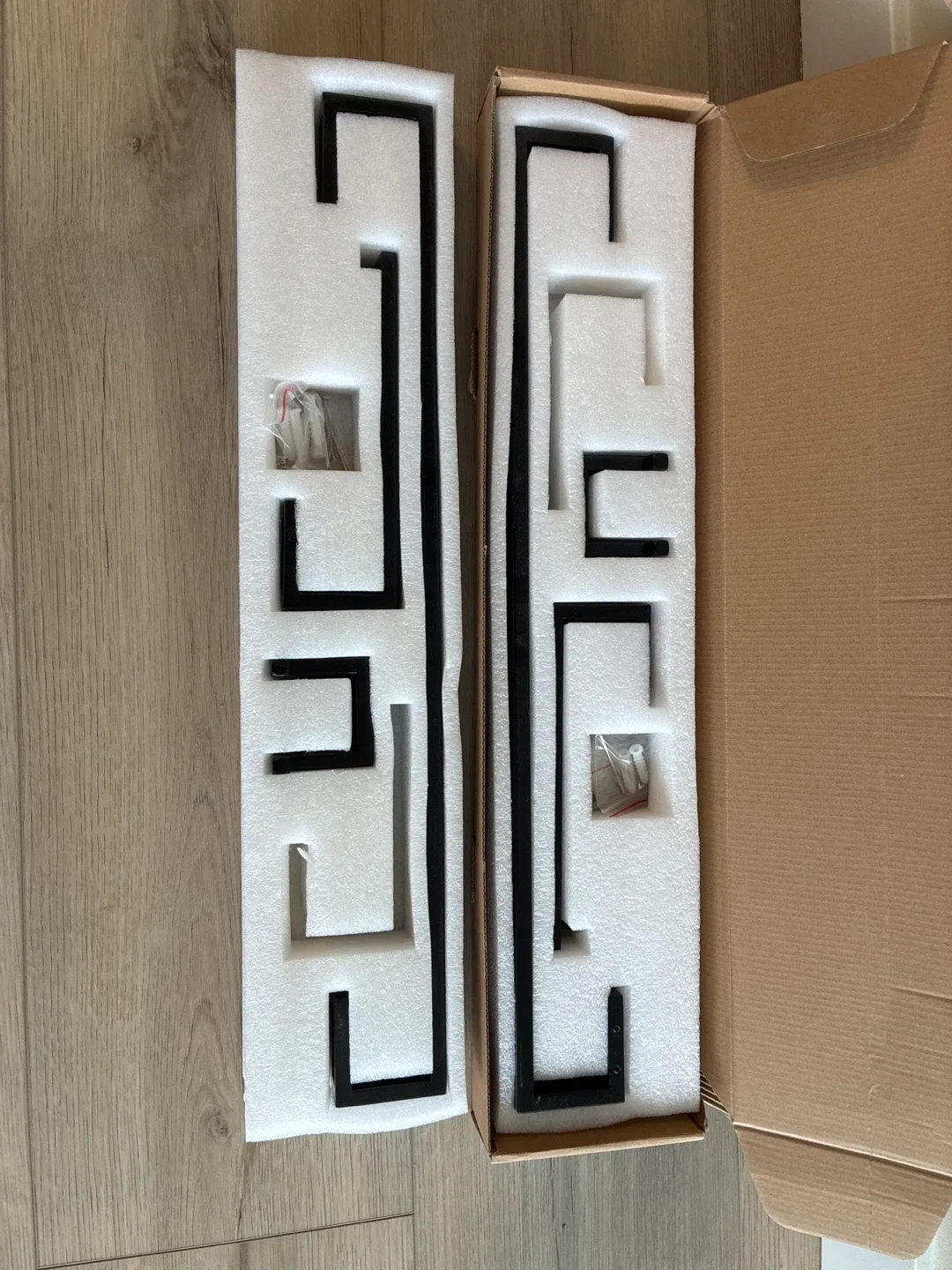 New Matte Black Towel Bar Set thumbnail