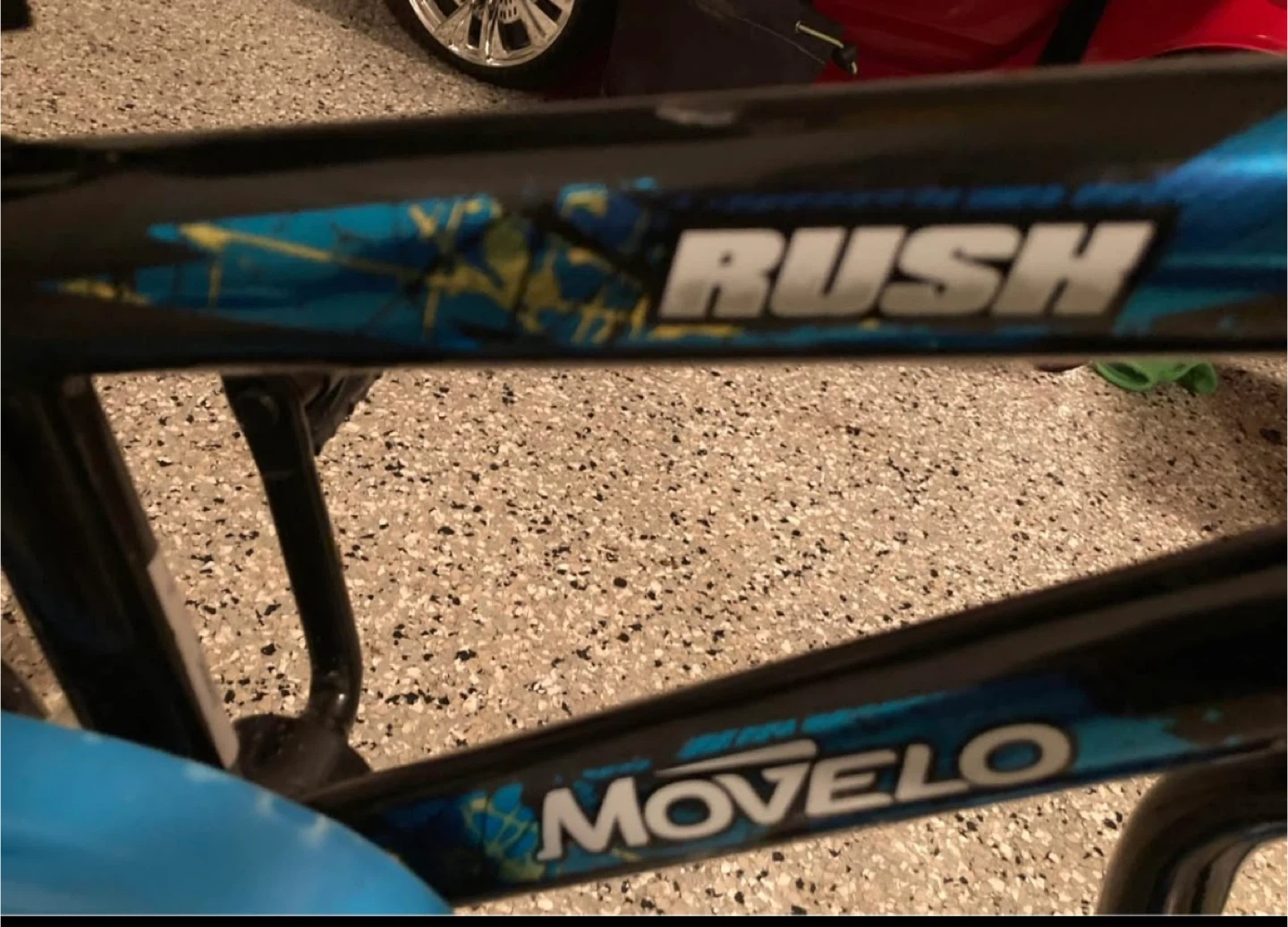 Movelo Rush 12" Kids Bike - Blue & Black - photo 3