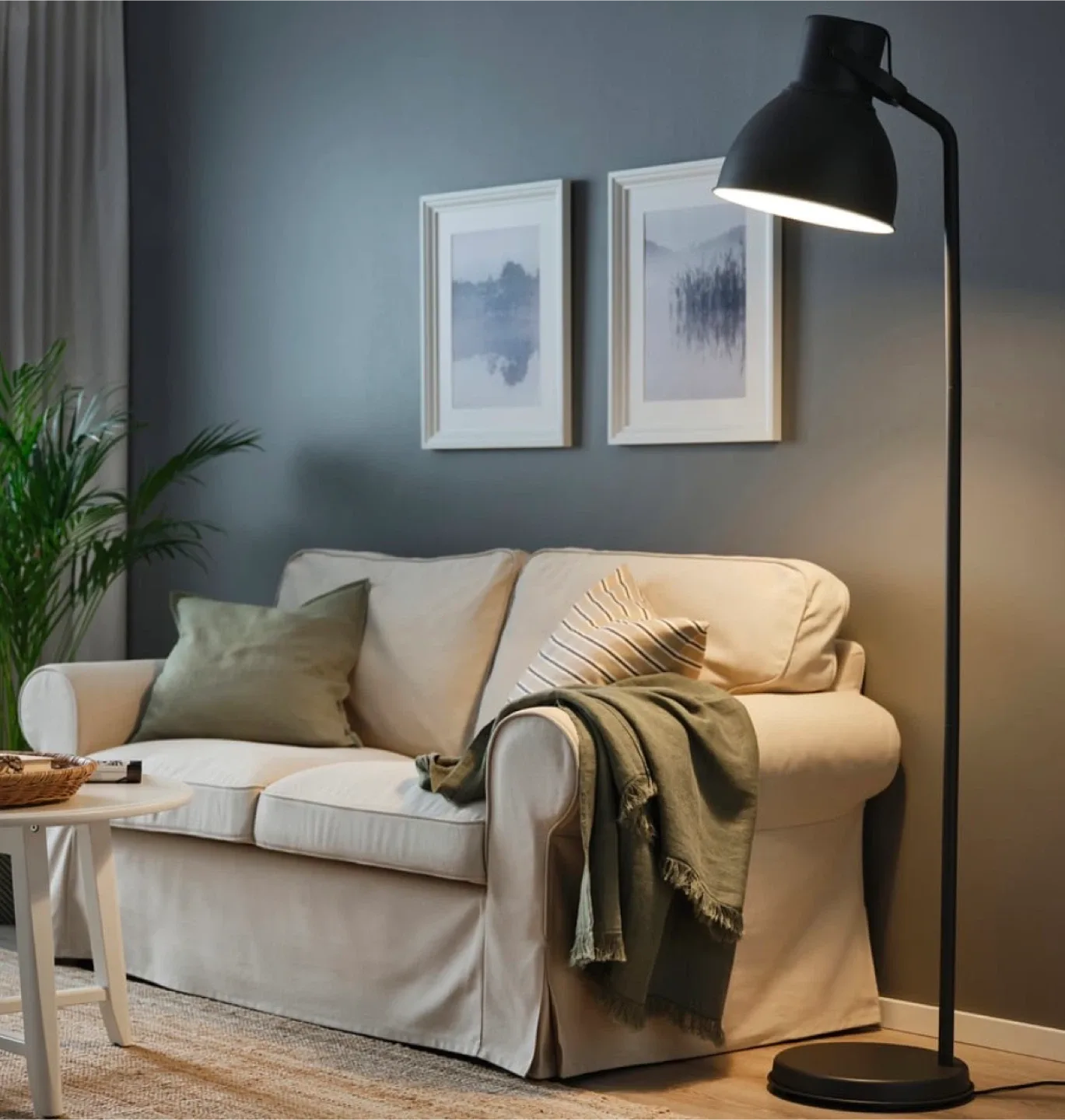 IKEA Hektar Floor Lamp, Dark Grey image indicator(4)