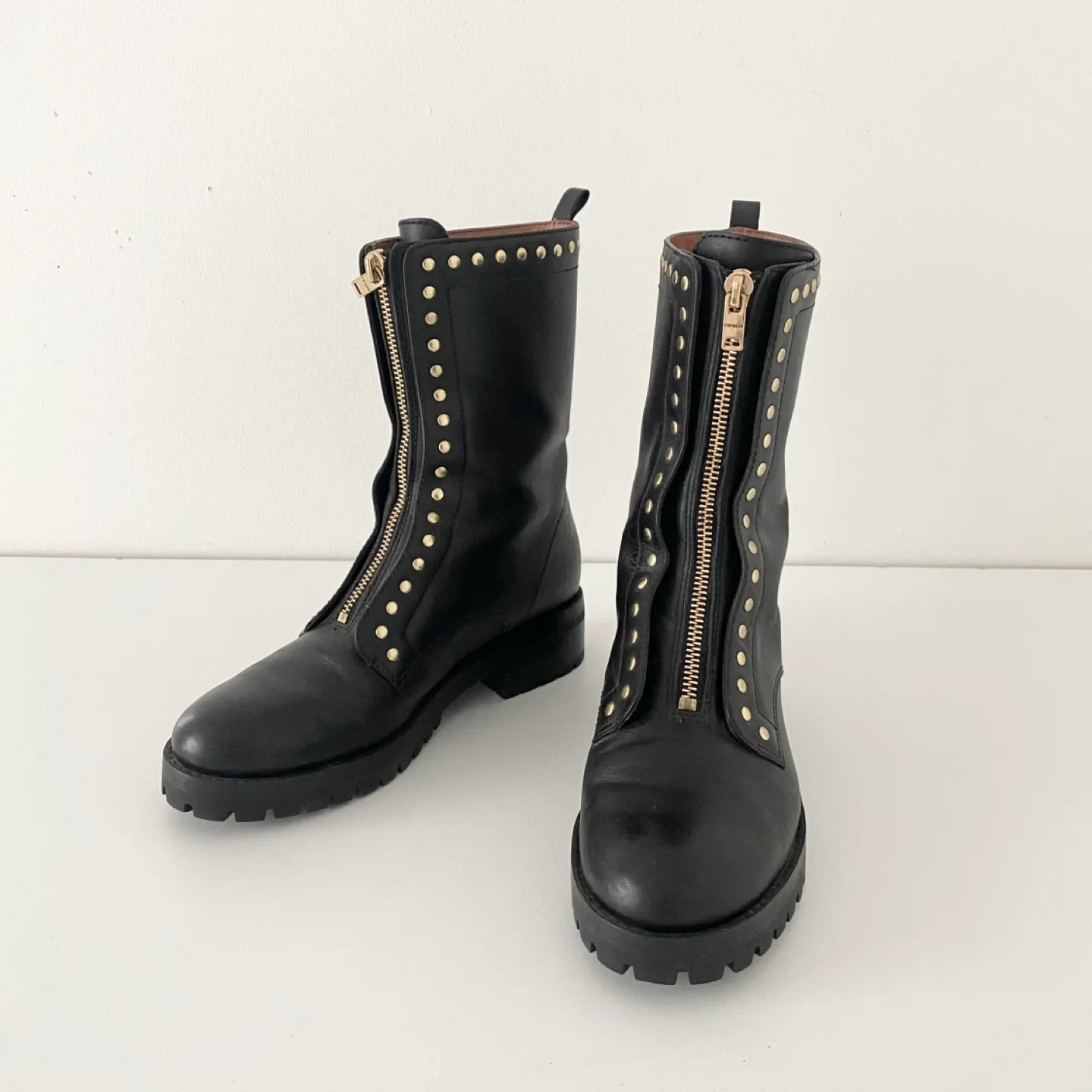 Coach Lara Studded Boots thumbnail