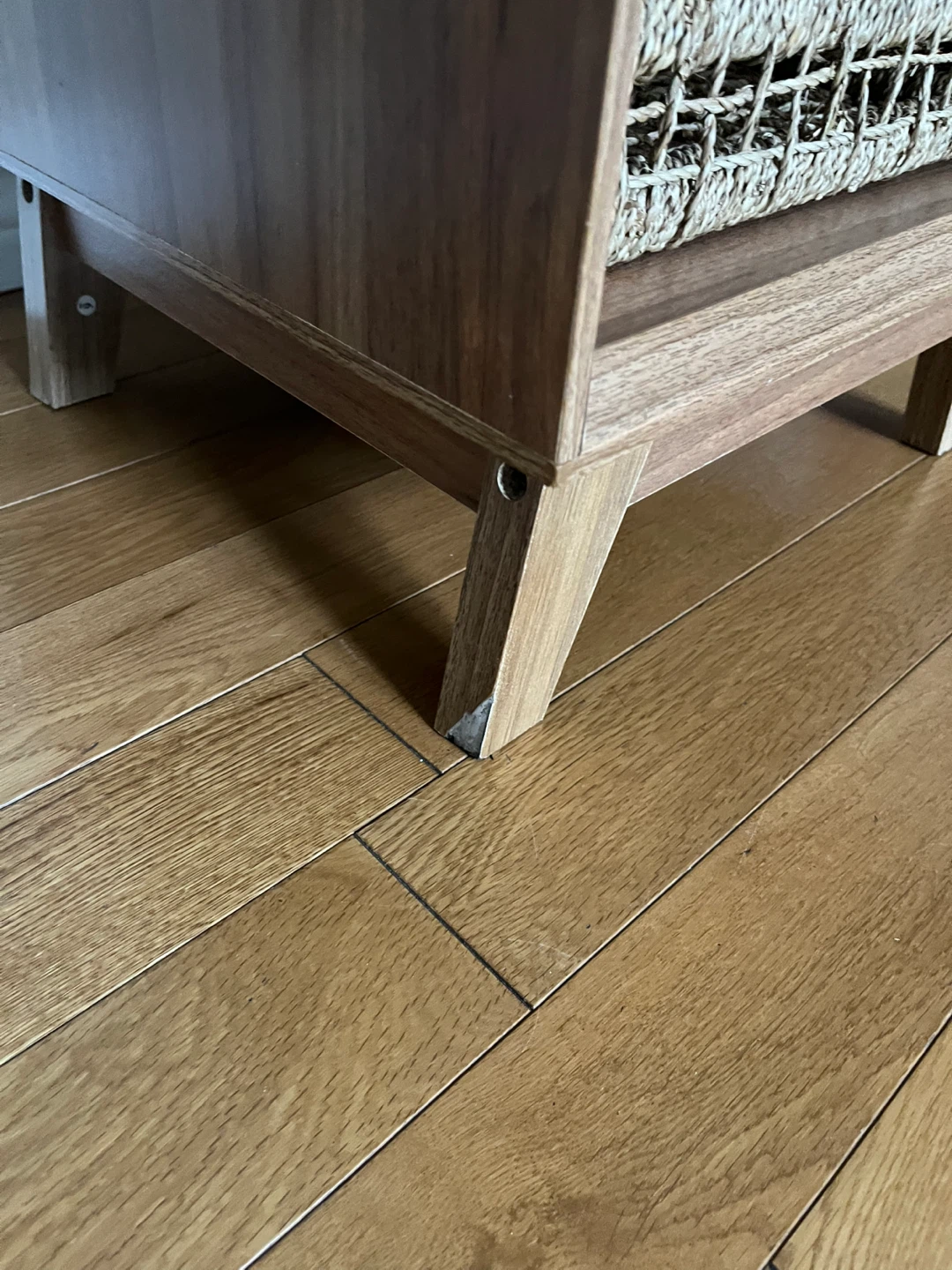 Modern Side End Table, Walnut Brown - photo 5