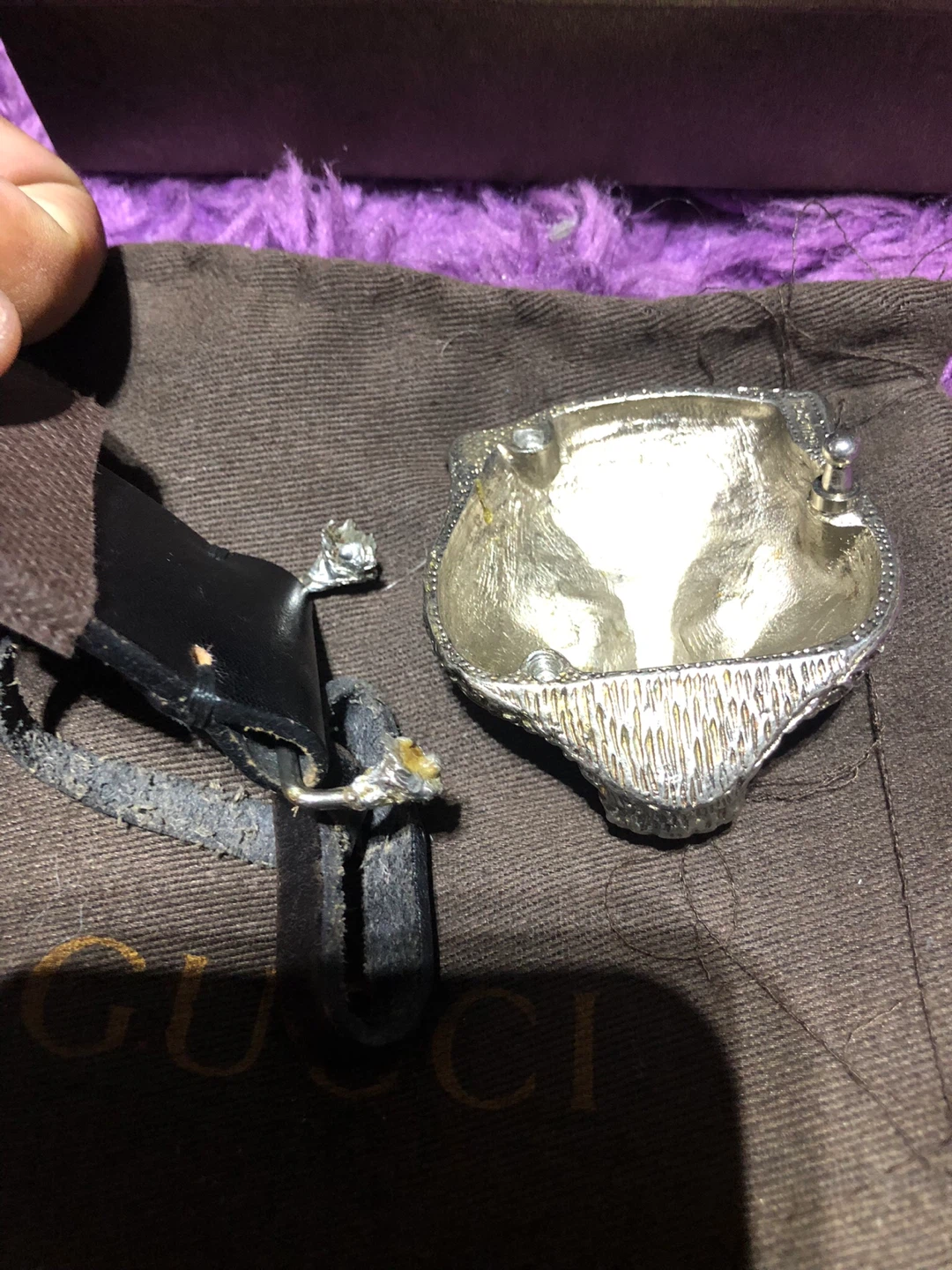 Gucci Belt with Tiger Buckle pls read description - photo 3