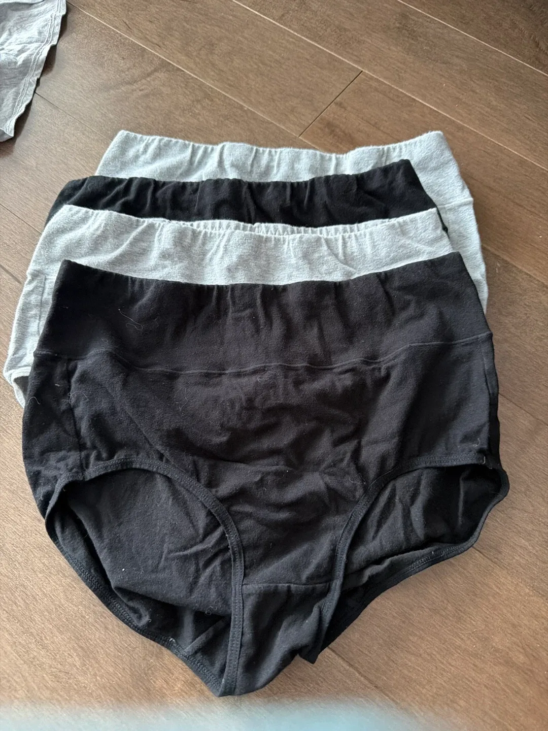 Women's Underwear - Black and Grey