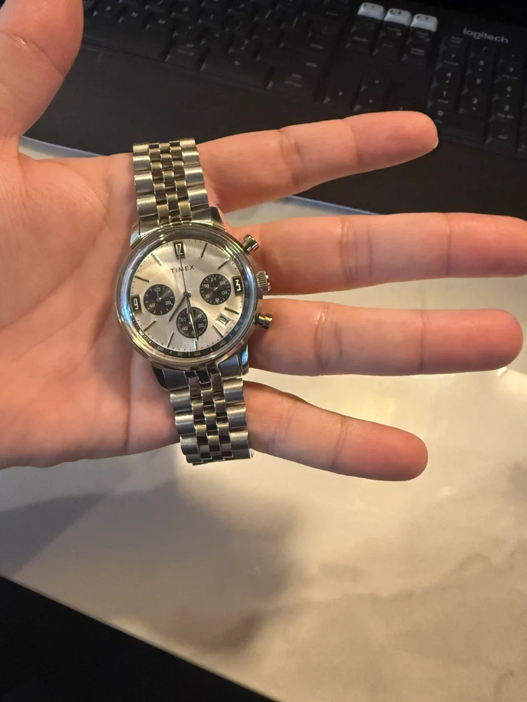 Timex Marlin Panda Chronograph image indicator(2)