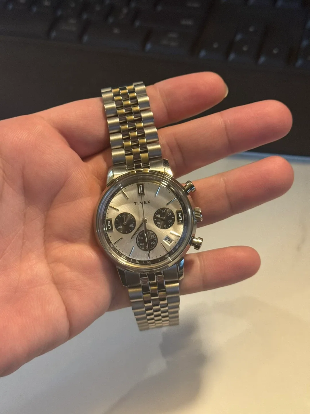 Timex Marlin Panda Chronograph image indicator(3)