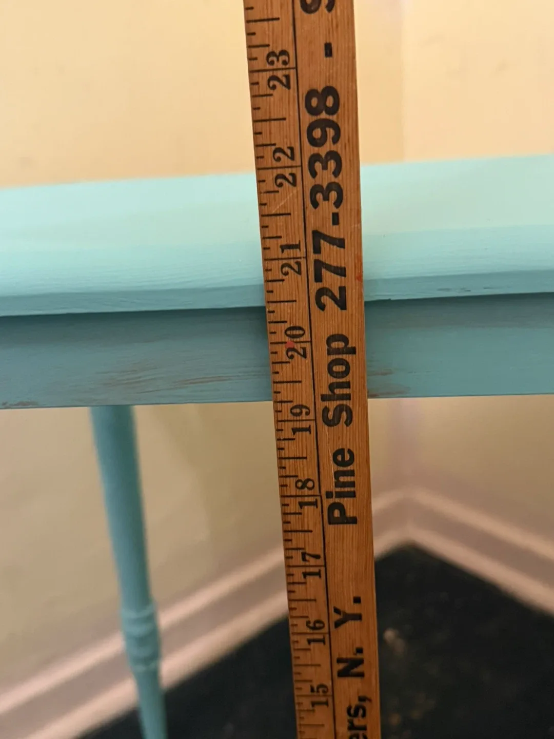 Turquoise end table image indicator(3)