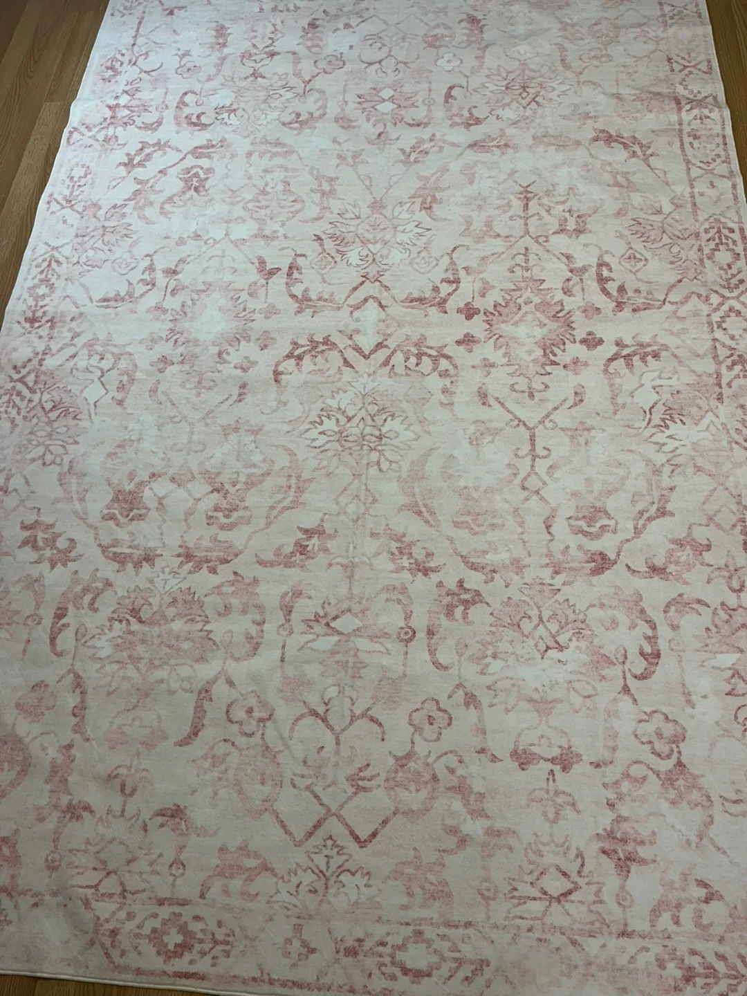 🍁Brand New 6x9ft Distressed Pink Area Rug image indicator(5)