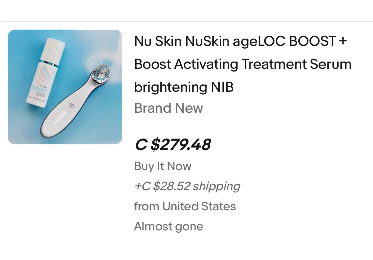 New Nu Skin ageLOC Boost + Activating Serum