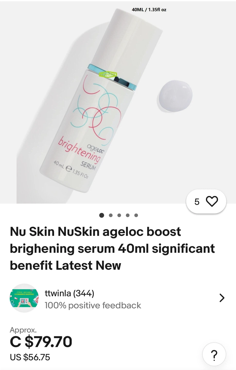 New Nu Skin ageLOC Boost + Activating Serum - photo 4