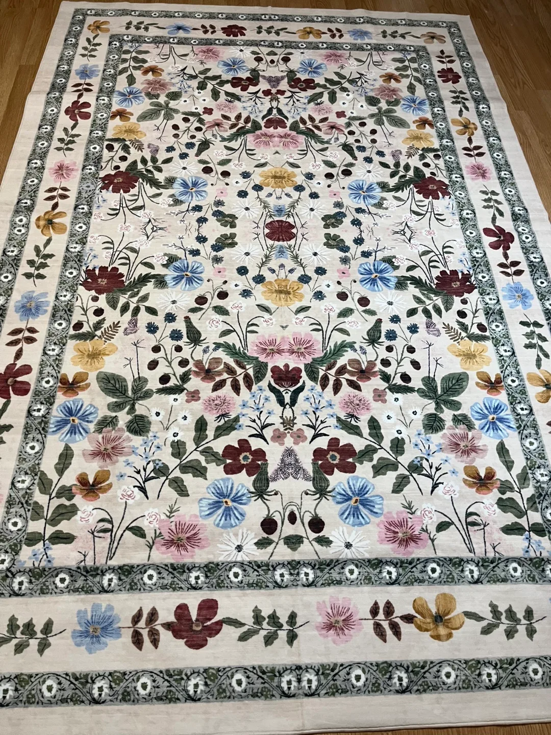 🍁Brand New 8x10ft Floral Area Rug