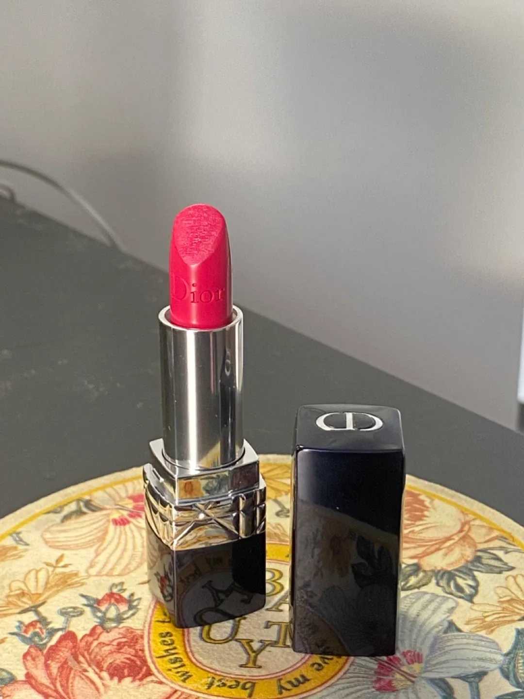 Dior Rouge Dior 766 Rose Harpers Lipstick thumbnail