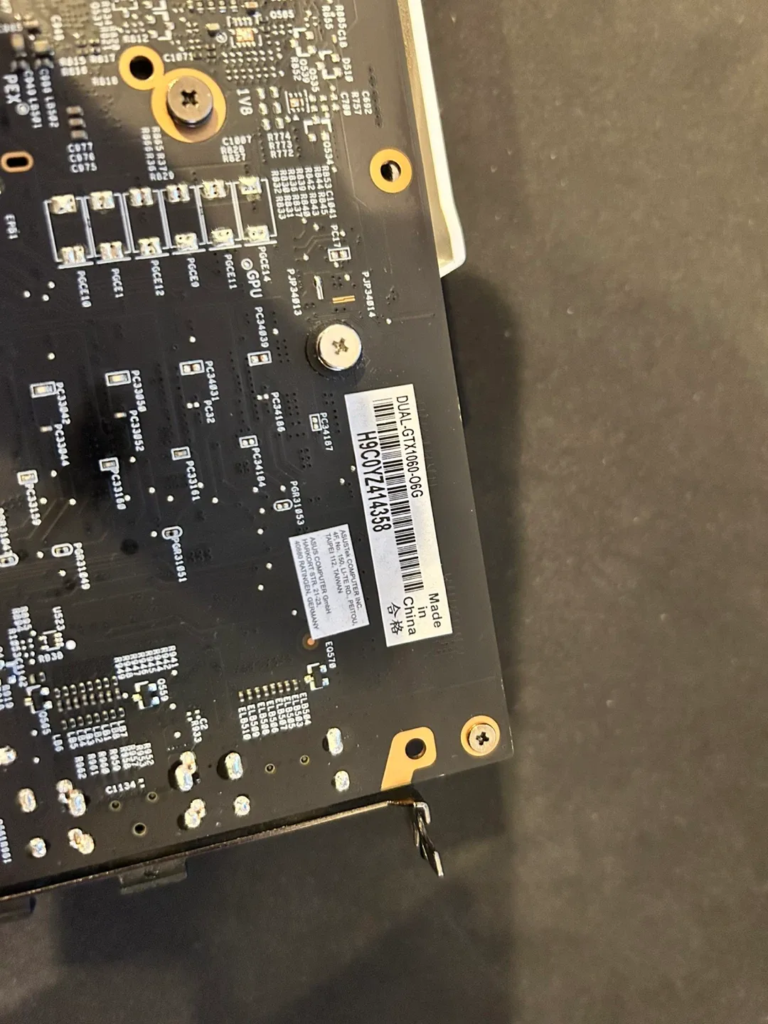 Asus Dual GTX1060-O6G Video Card image indicator(3)