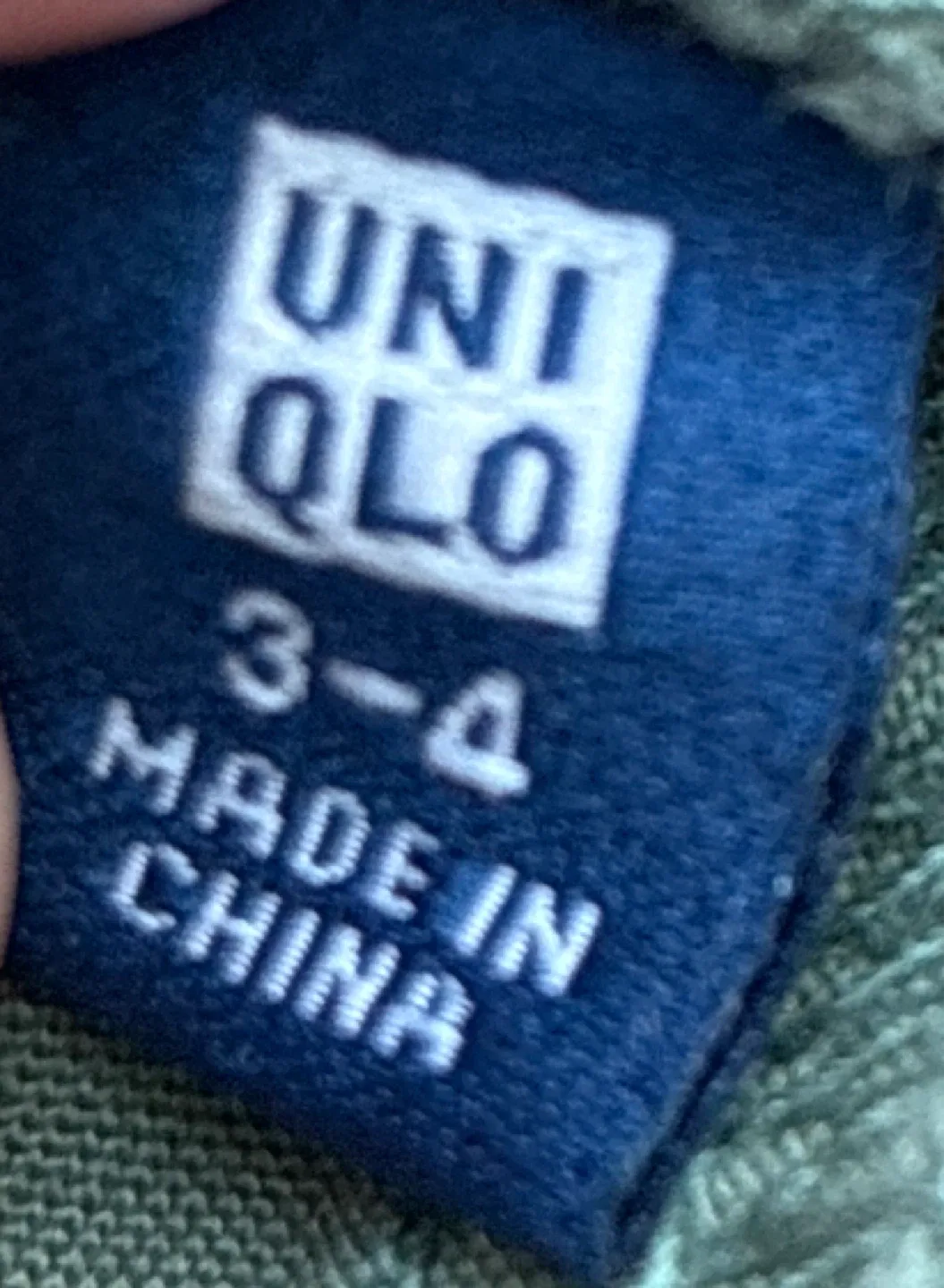 Uniqlo Kids Olive Pants Sz 3-4 Toddler Wide Leg Flared Parachute image indicator(3)