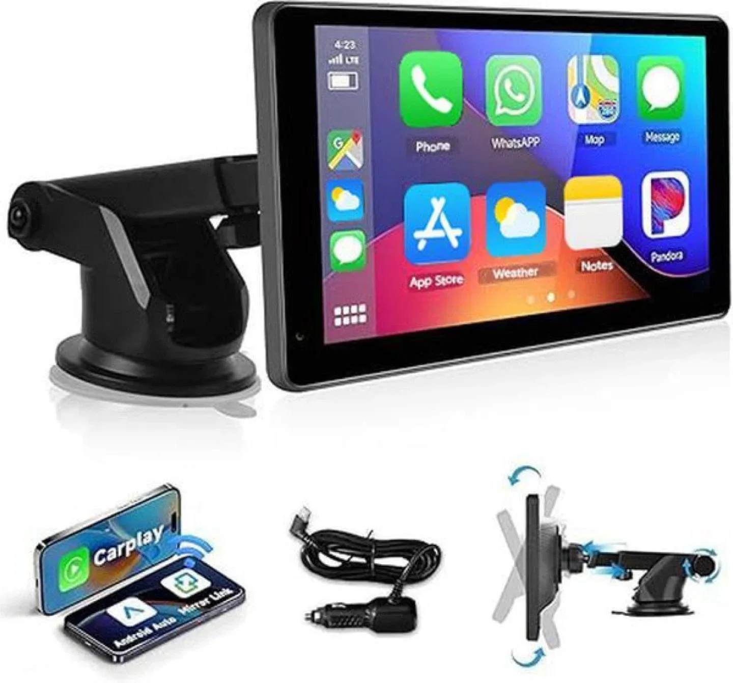 Carplay Android Auto Mirror Link Car Display thumbnail