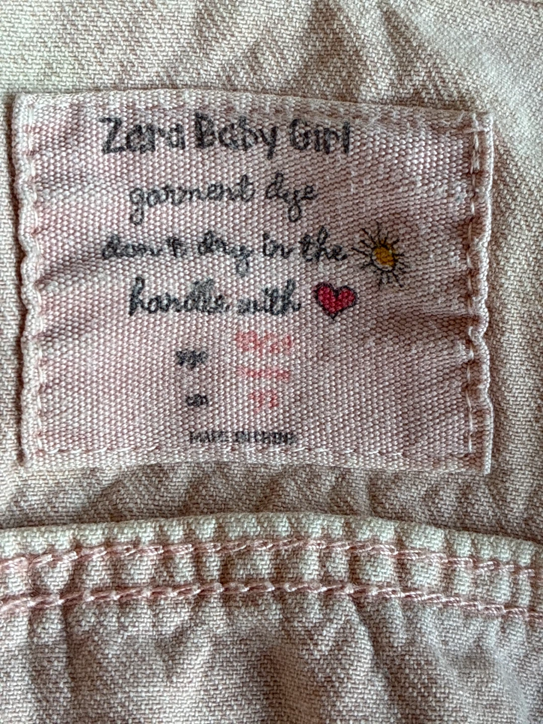 Zara Baby Girl Pink Jacket Sz 18/24 Months Kids Toddler Clothes - photo 3