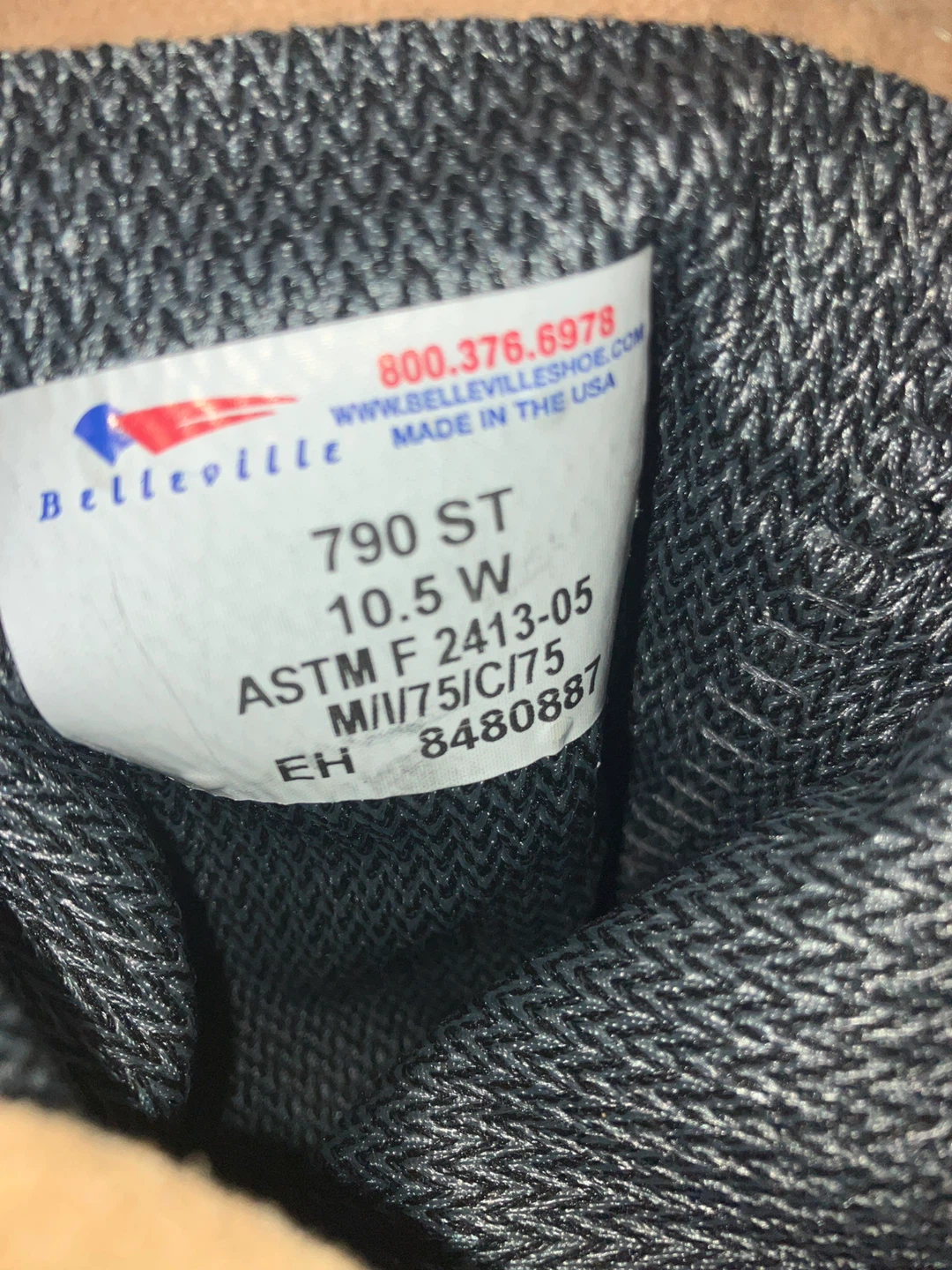 Belleville 790 ST US Men's Size 10.5W Work Boots - photo 2