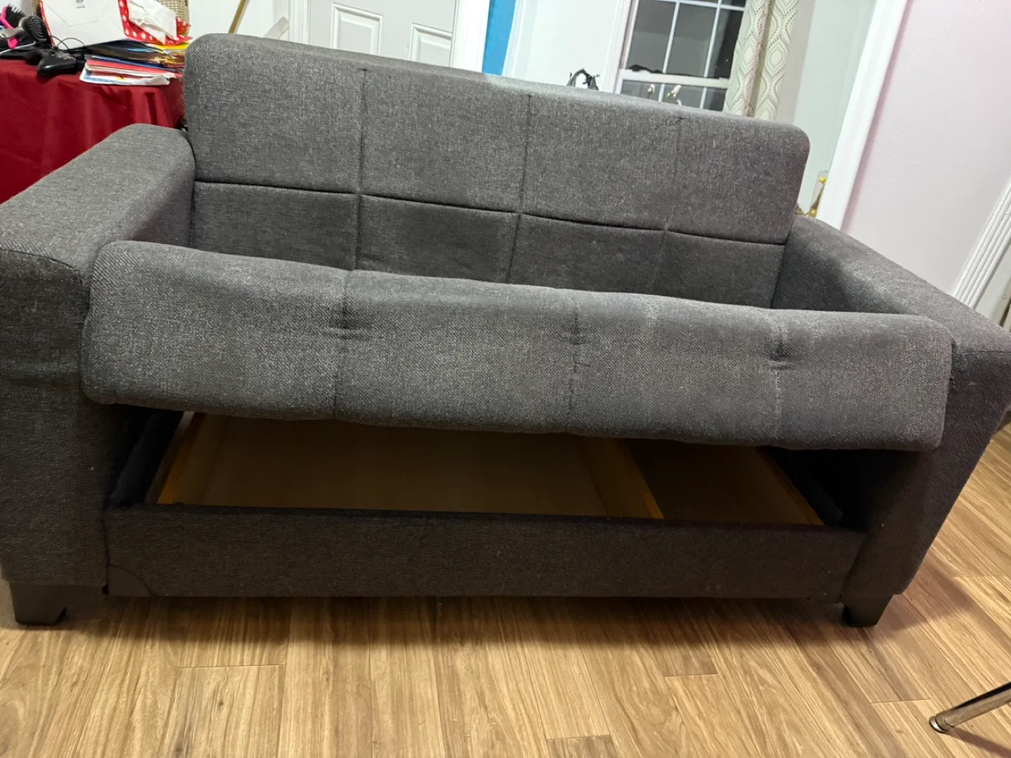 Gray Loveseat Sofa 🥕 image indicator(2)