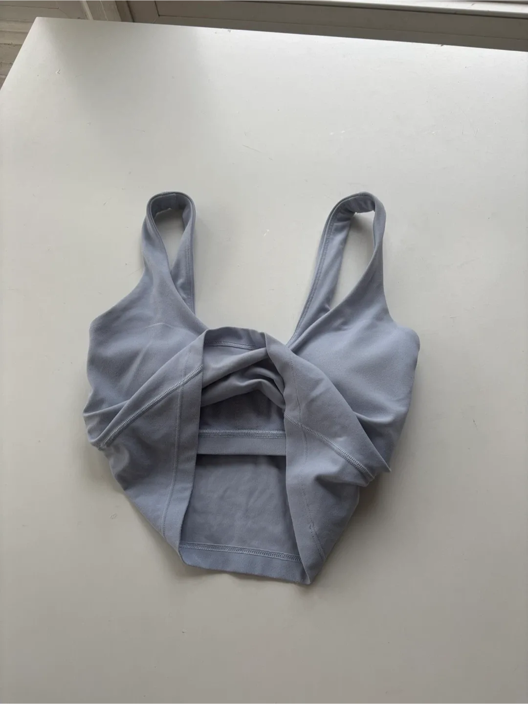 Lululemon Sports Bras - Light Blue & White image indicator(5)