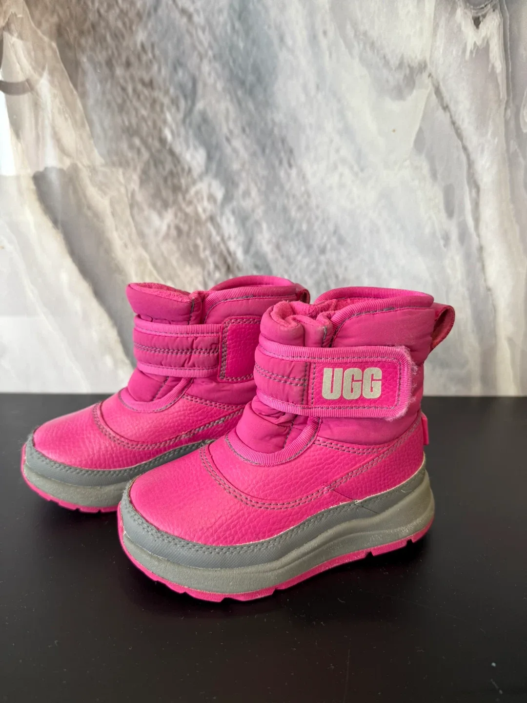 UGG Kids Pink Winter Boots - Size 6