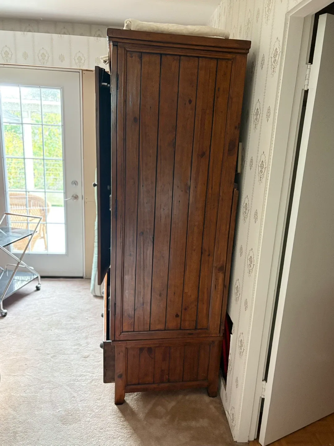 Solid Wood Bedroom Set - Bed, Wardrobe, Nightstands image indicator(6)