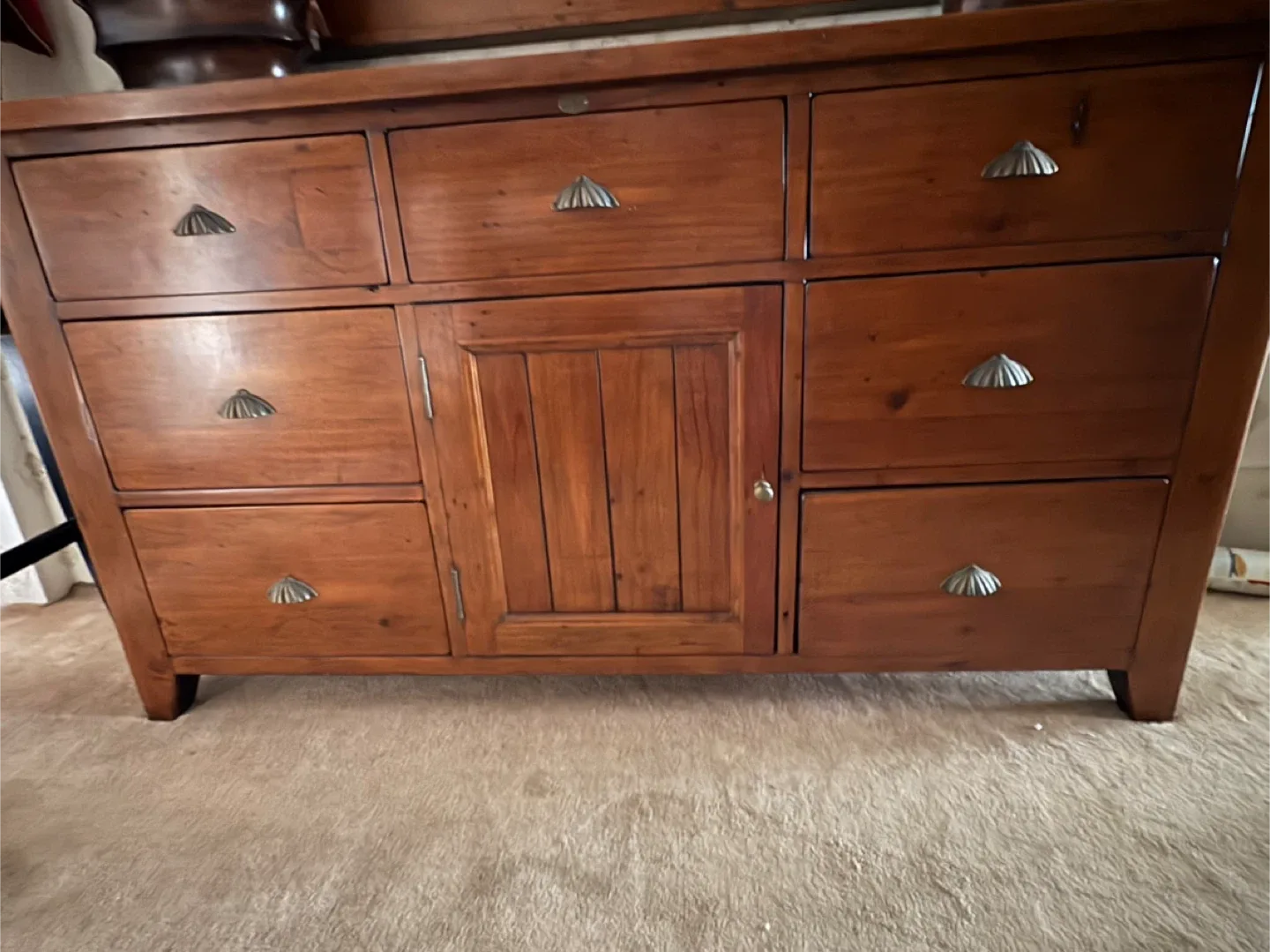 Solid Wood Bedroom Set - Bed, Wardrobe, Nightstands image indicator(7)