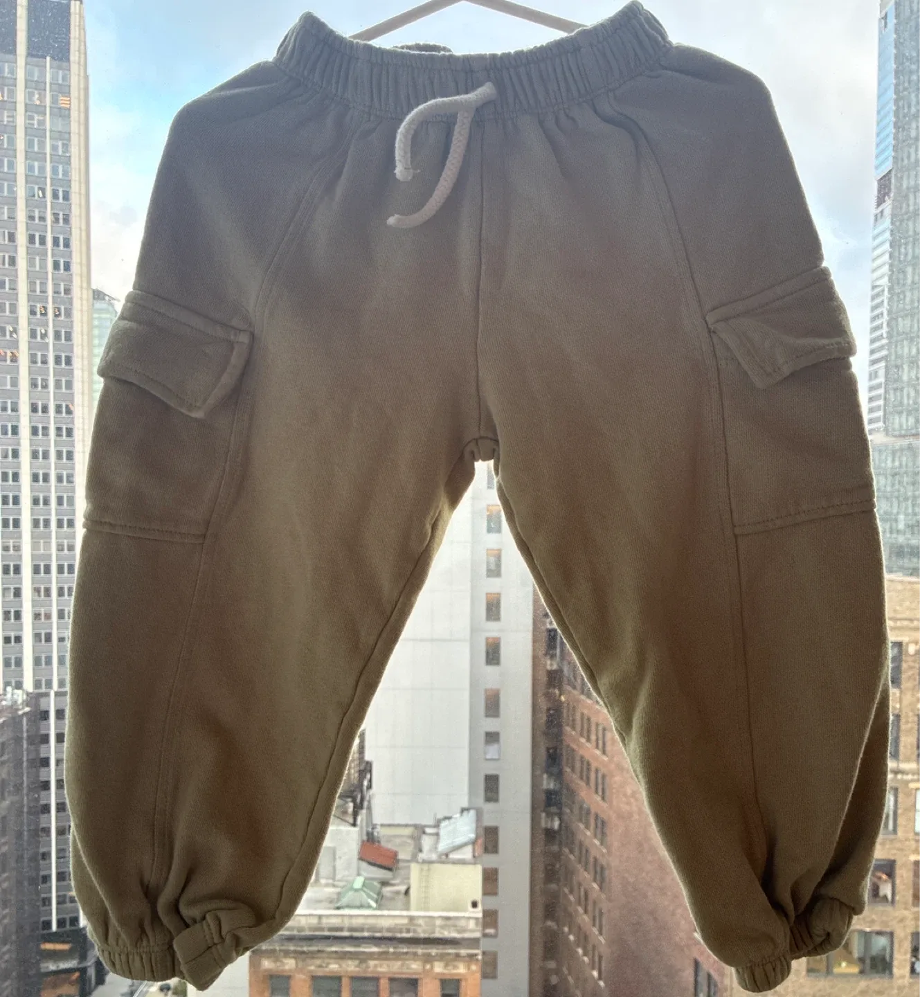 Zara Kids Military Green Cargo Pants Size 3-4 Toddler