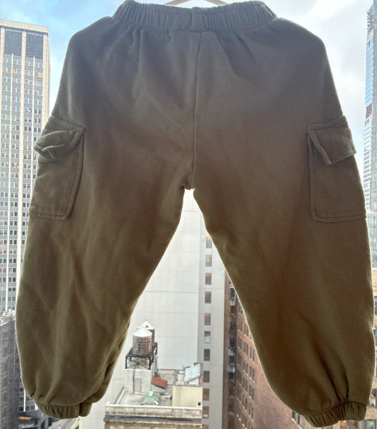 Zara Kids Military Green Cargo Pants Size 3-4 Toddler image indicator(2)