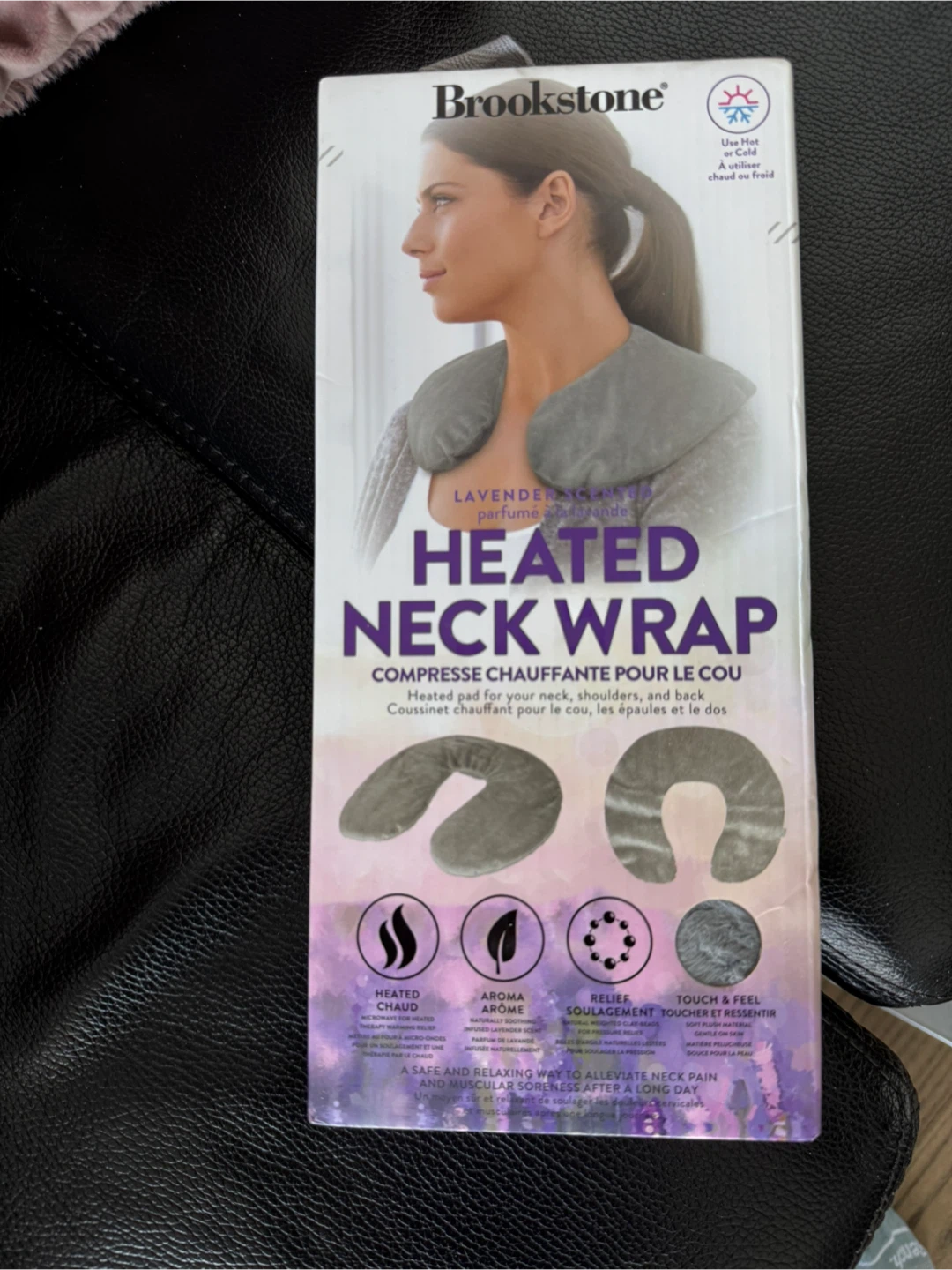 BRAND NEW Heated Lavender Neck Wrap