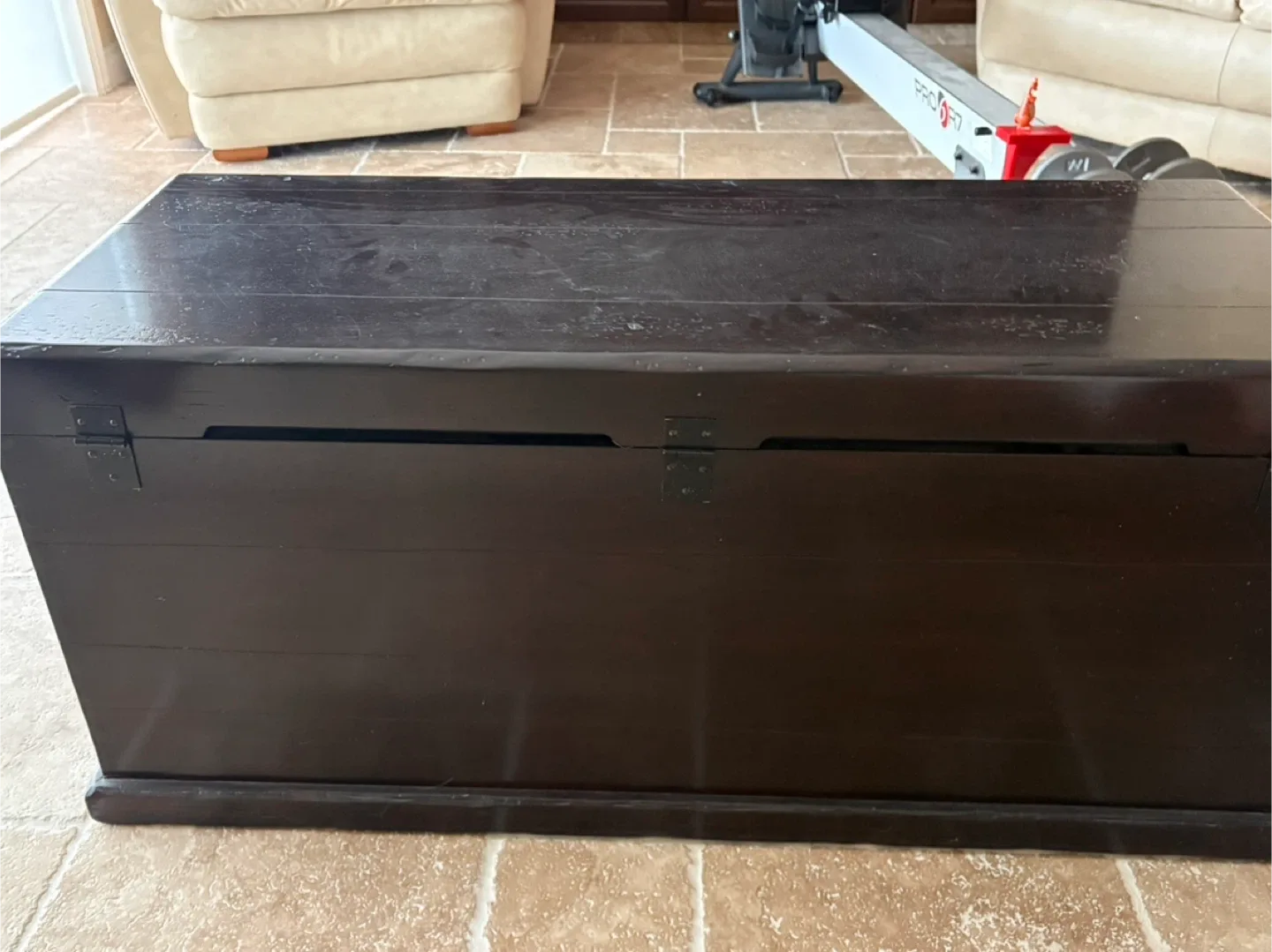 Dark Wood Storage Trunk image indicator(4)