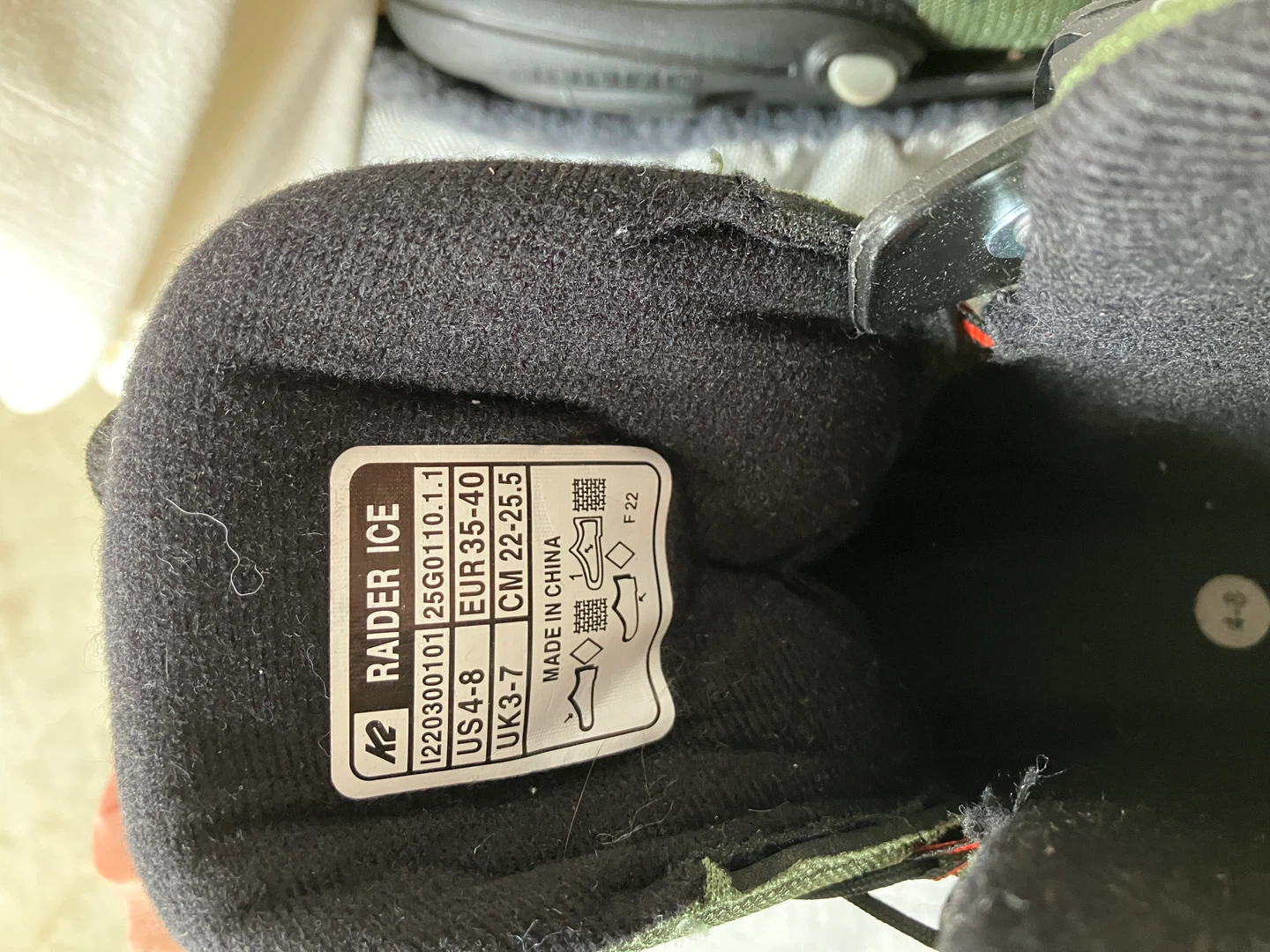 K2 Raider Ice Skates, US Size 4-8 - photo 2